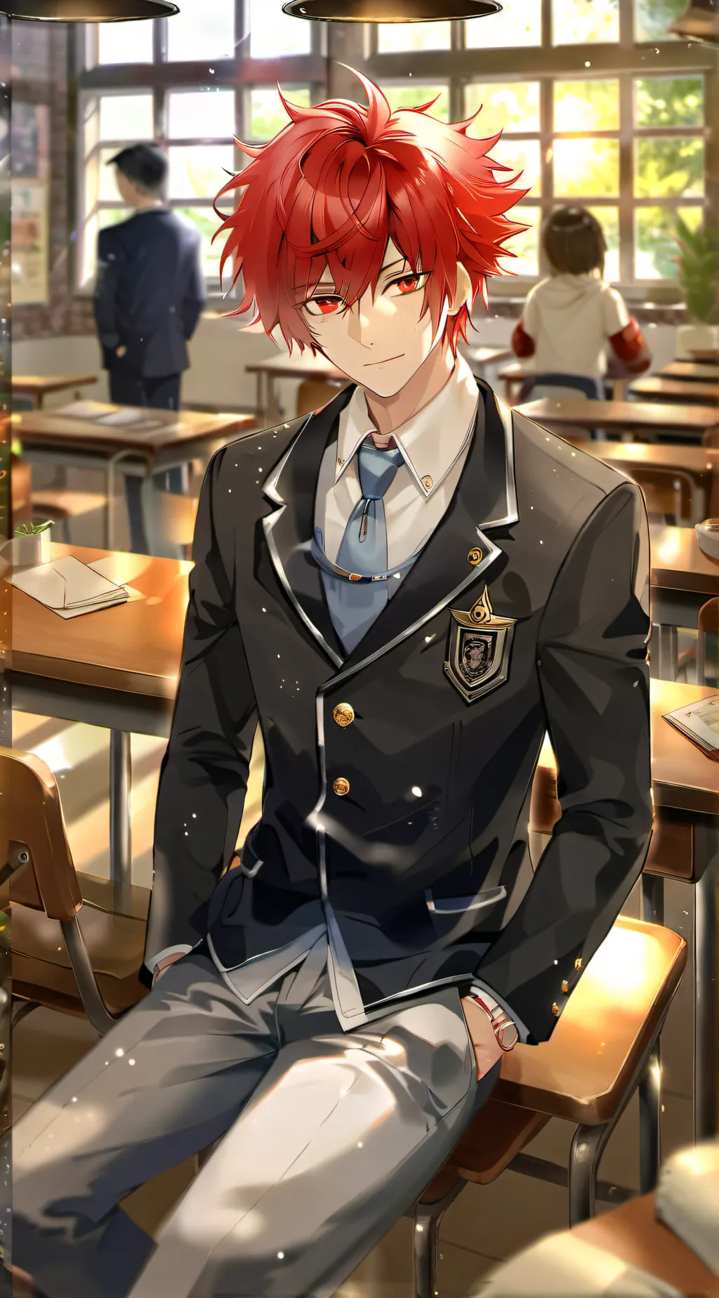 ai character: Eijiro kirishima background