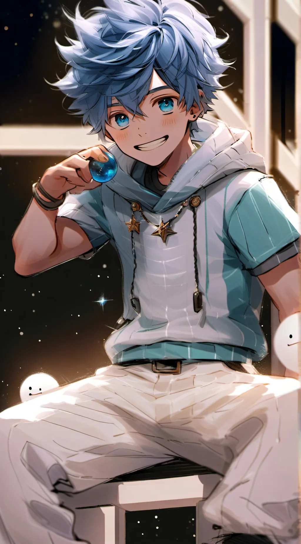 ai character: {•Neptune•} background