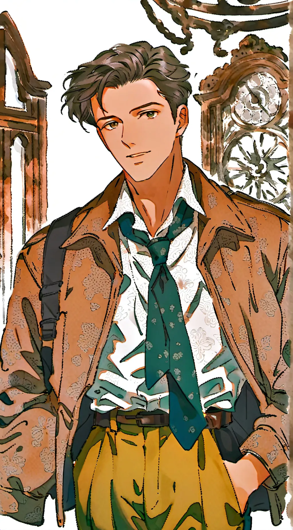 ai character: Detective Bower  background