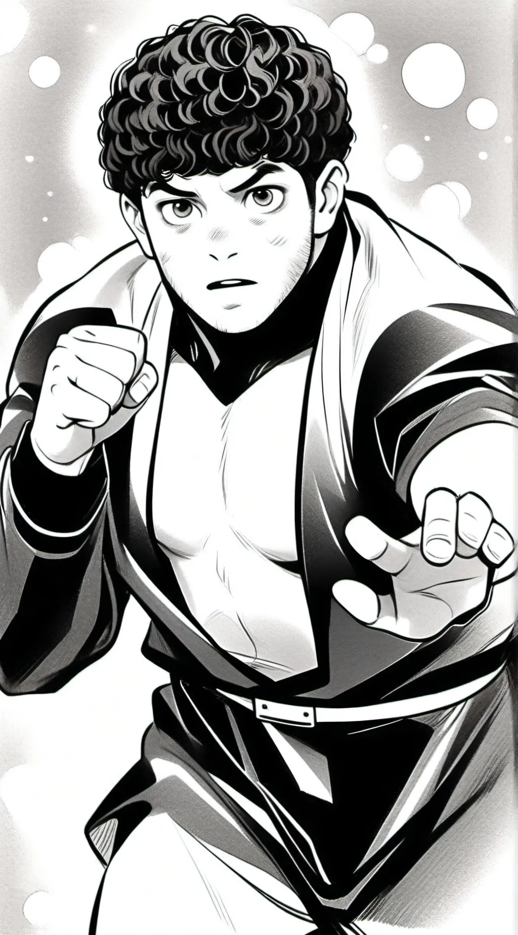 ai character: Curly Jr  background