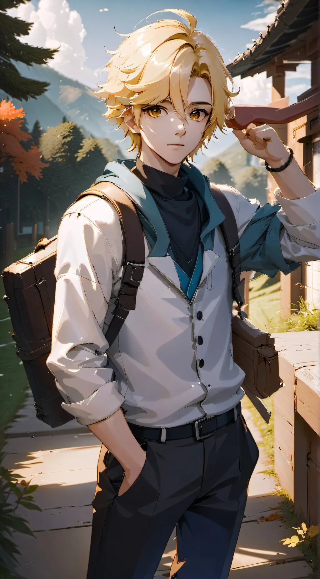 ai character: Damon Ryder  background