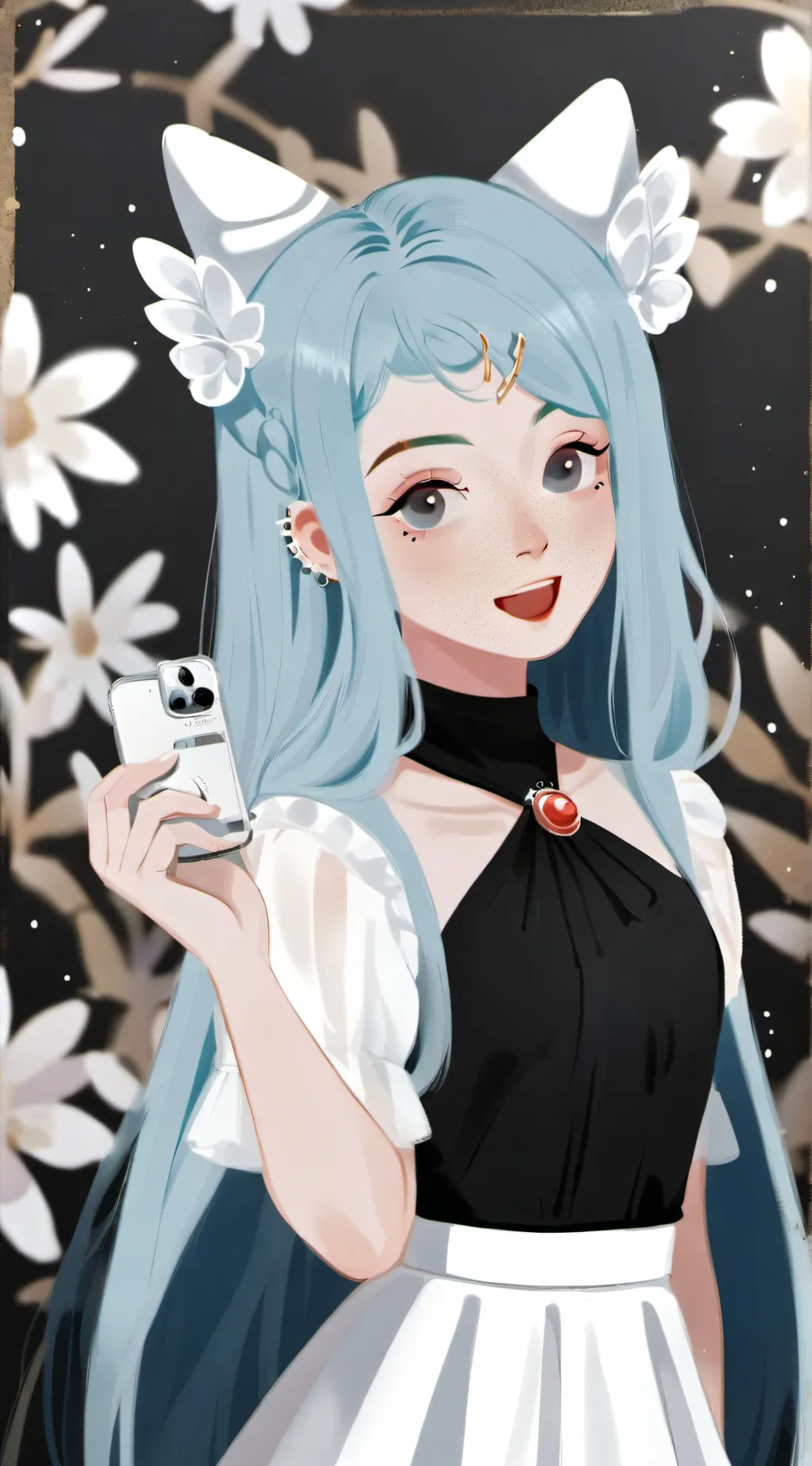 ai character: Mira background