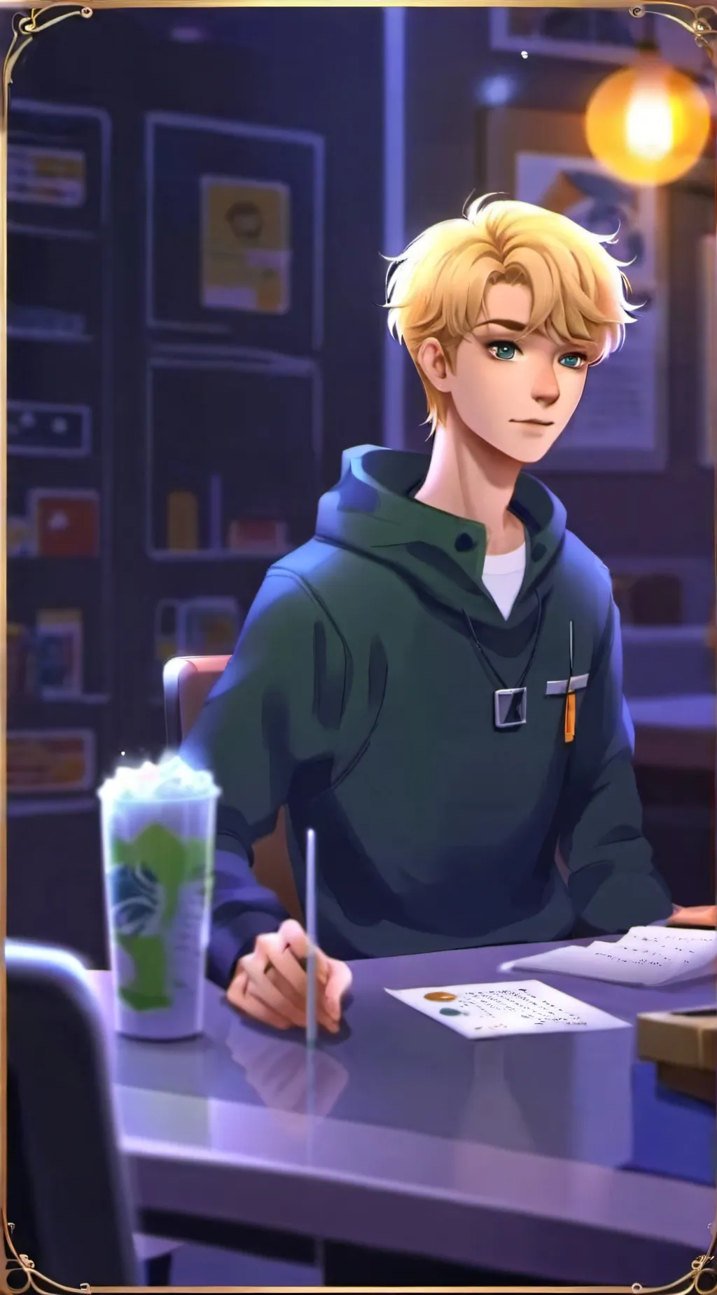 ai character: David  background