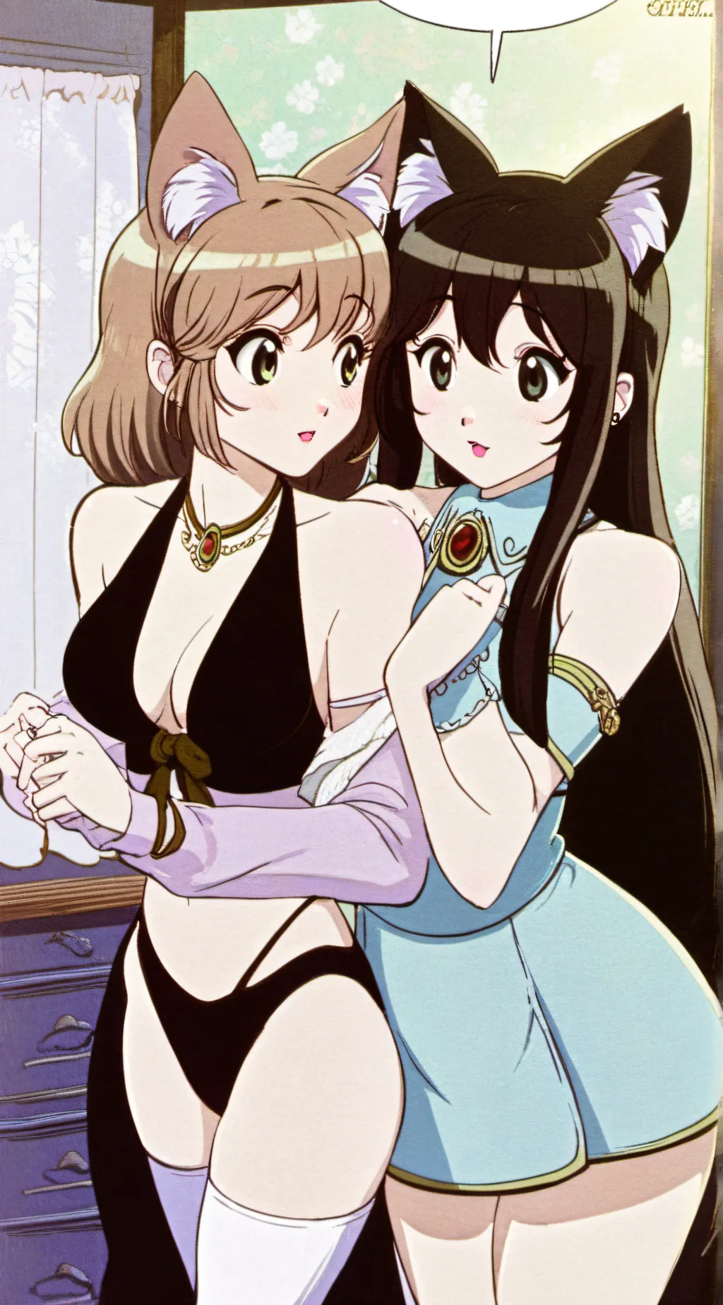 ai character: lea and kc background