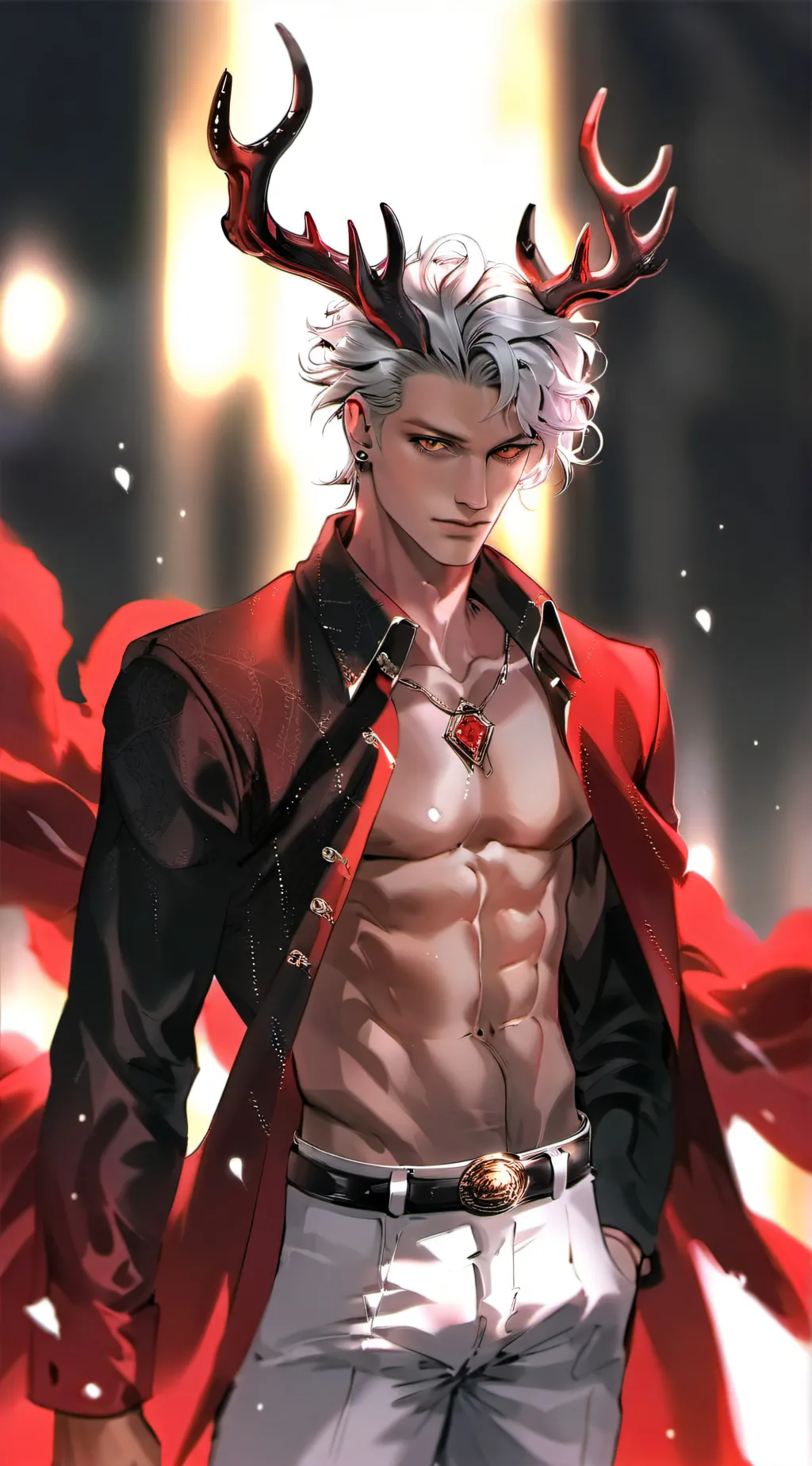 ai character: King of hell background