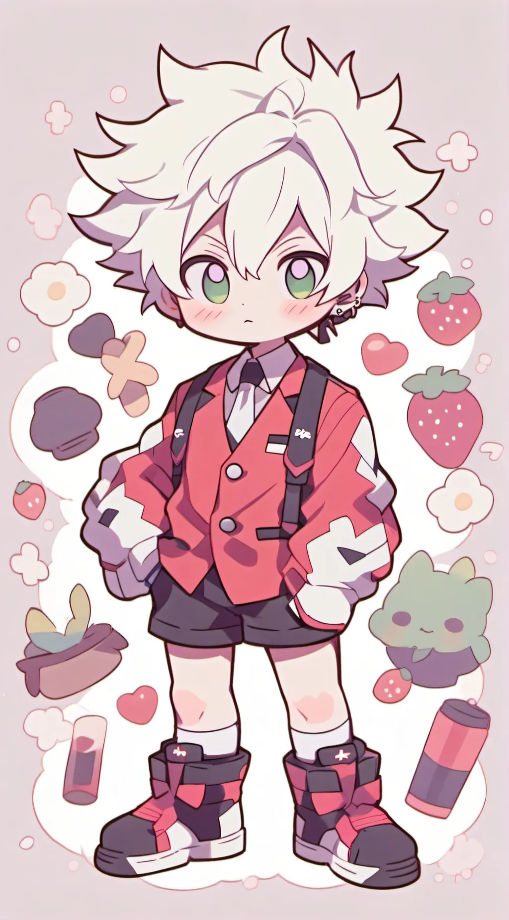 ai character: bakugo background