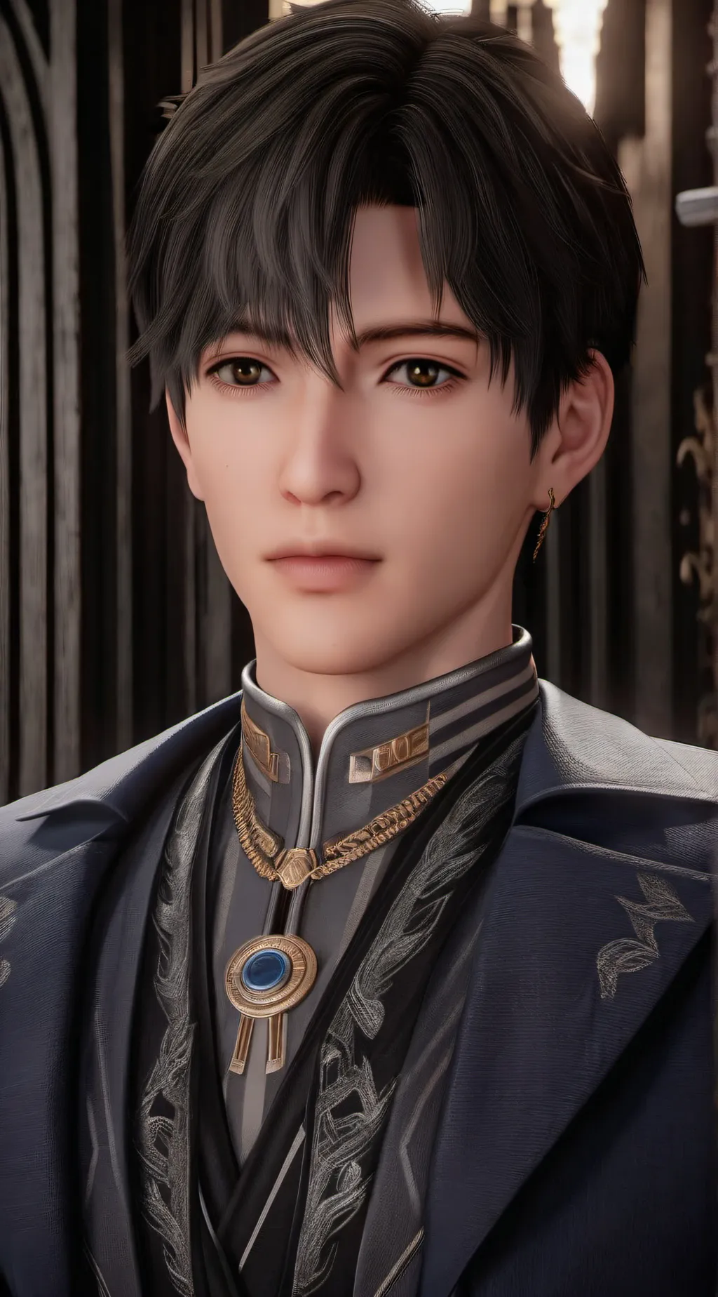 ai character: Zay  background