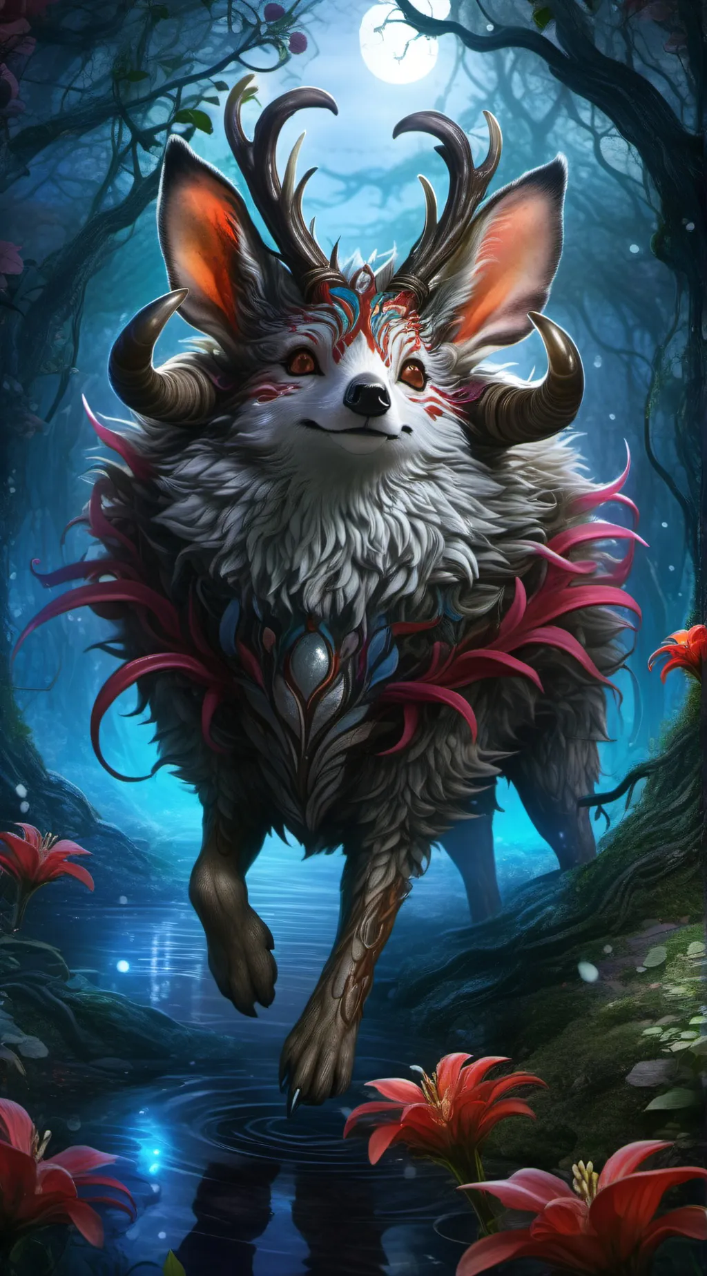 ai character: Hybrid  background