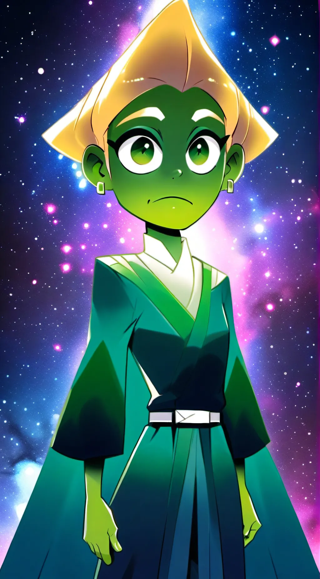 ai character: peridot(SU) background