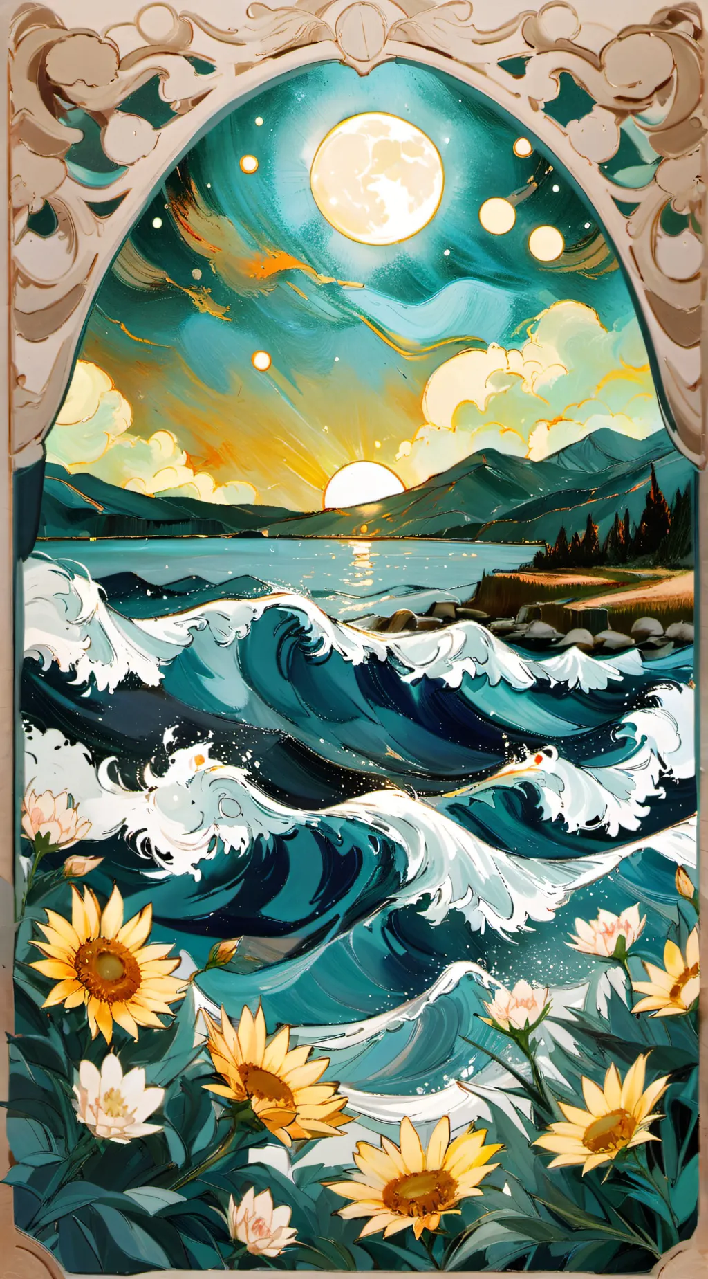 ai character: moonlight x you background