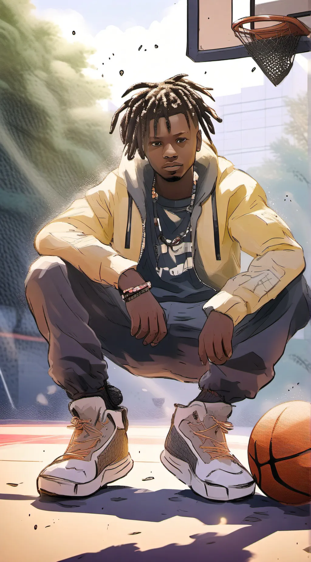 ai character: JJ background