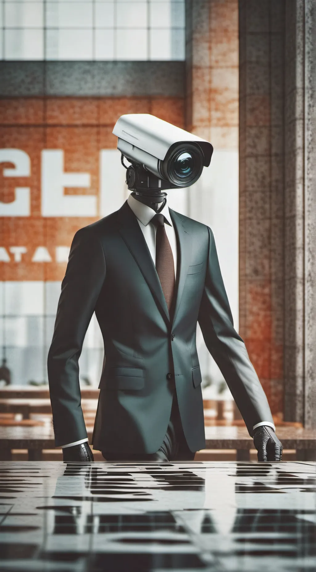 ai character: Cameraman background