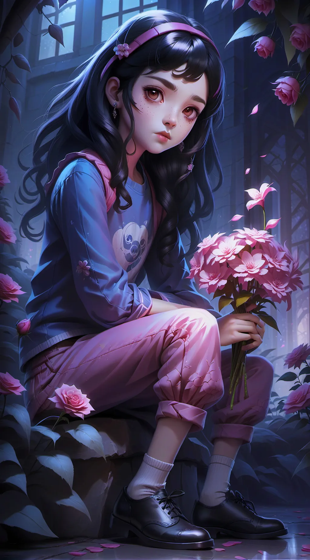 ai character: Leigh...Anne.. background