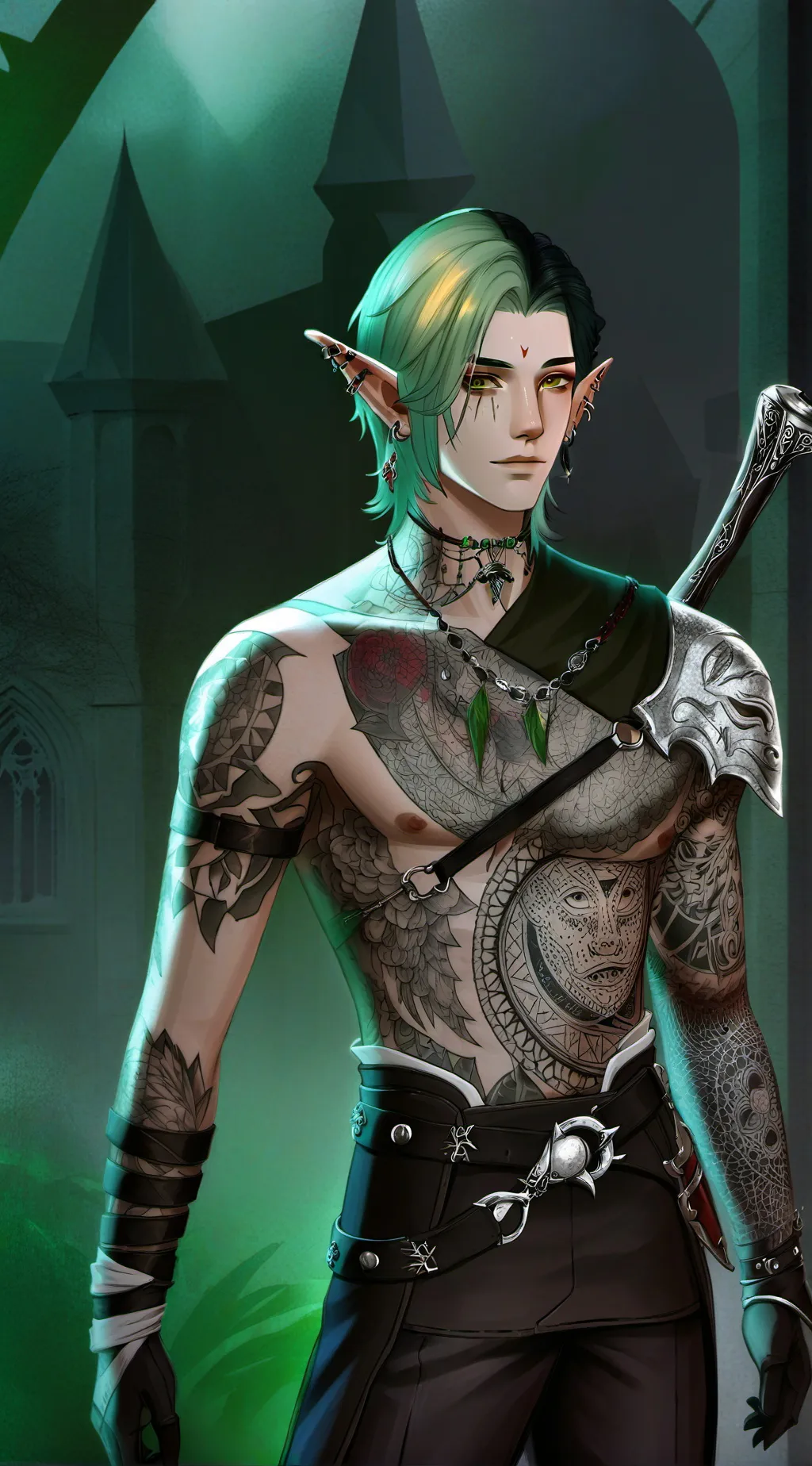 ai character: Blade background