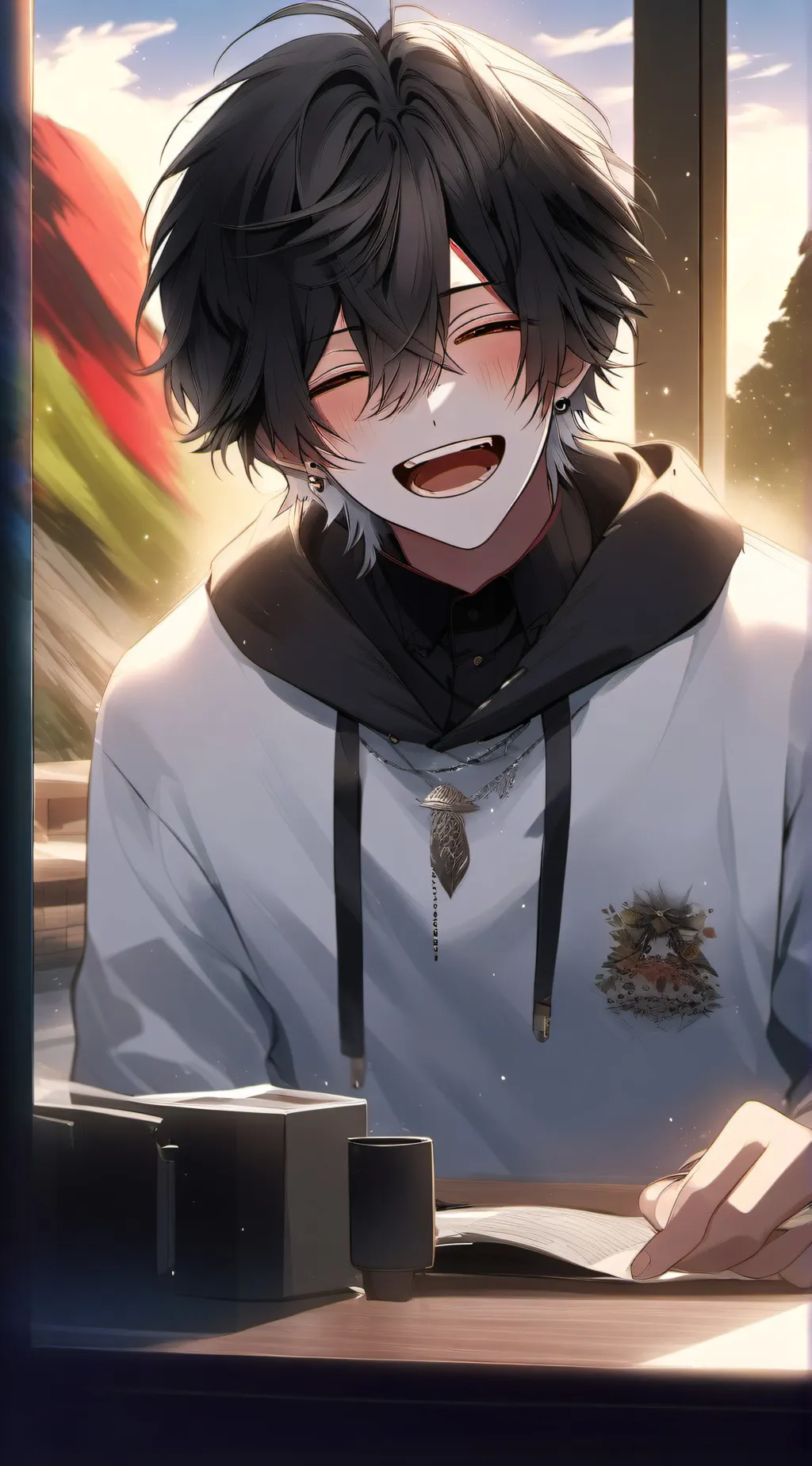 ai character: Ash background