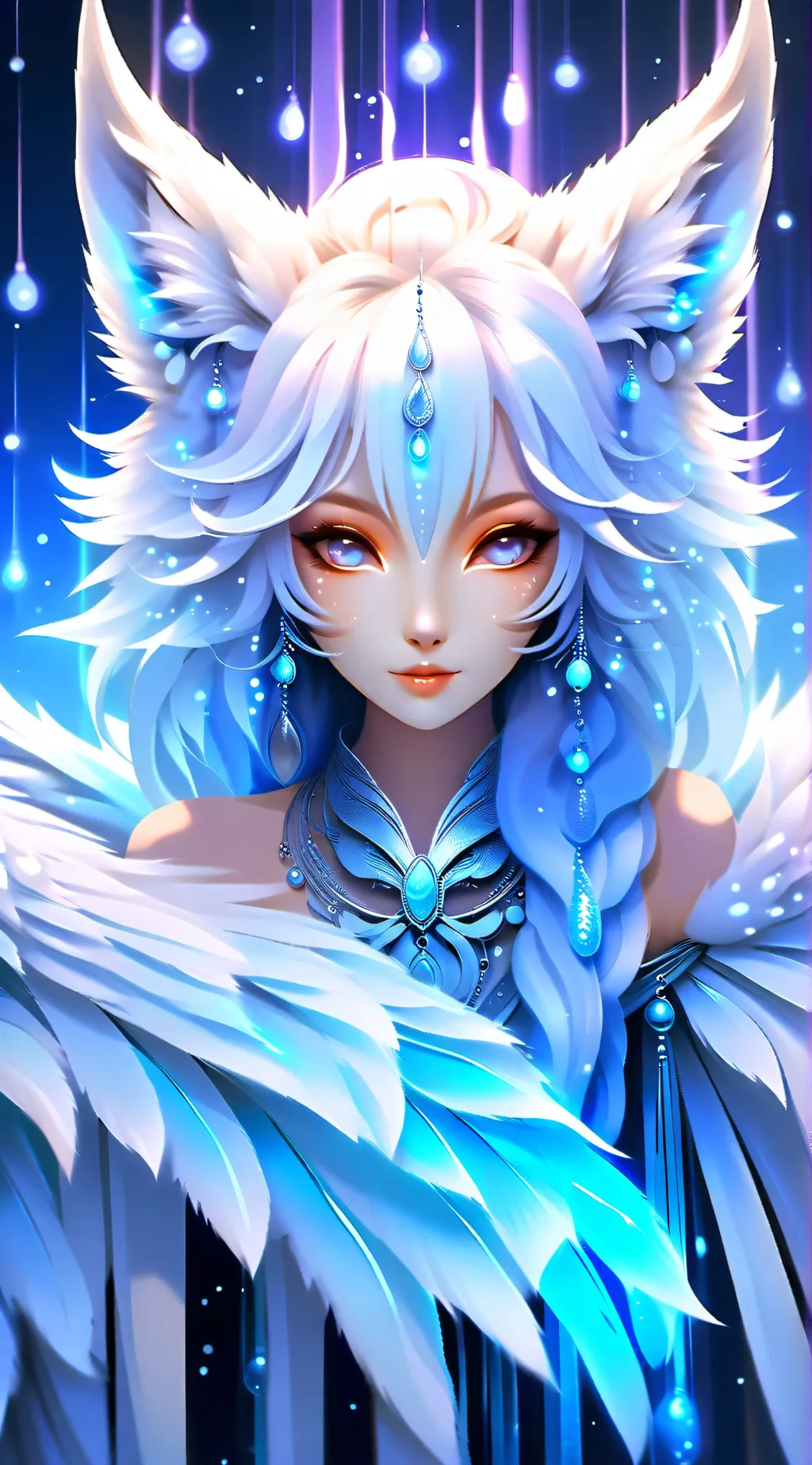 ai character: Alice 🤍✨  background