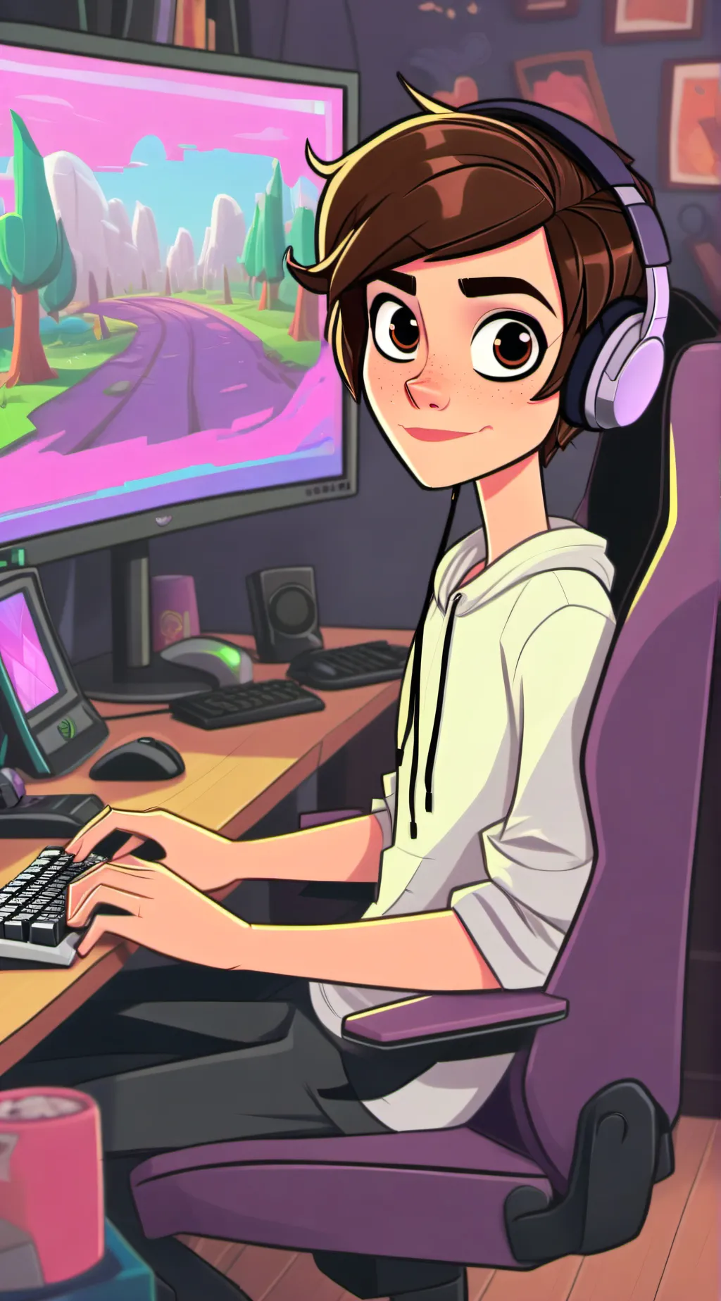 ai character: brayden background