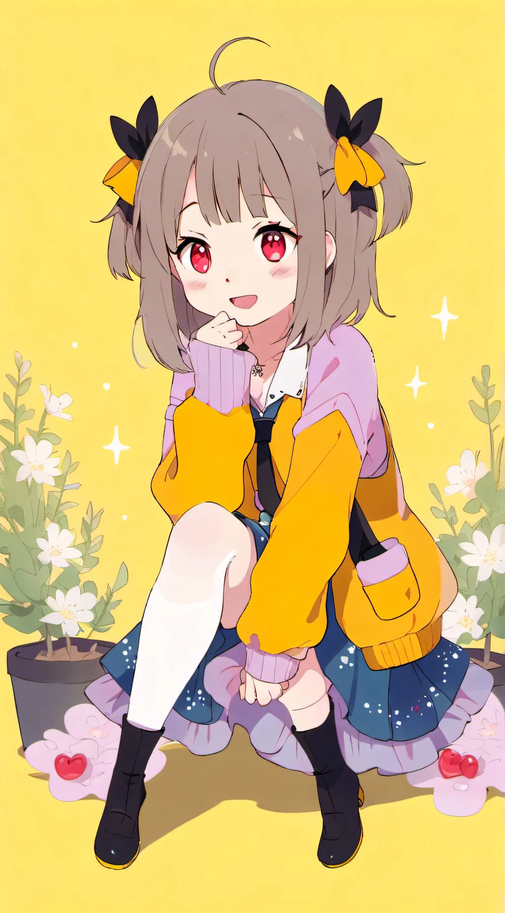 ai character: amelia background