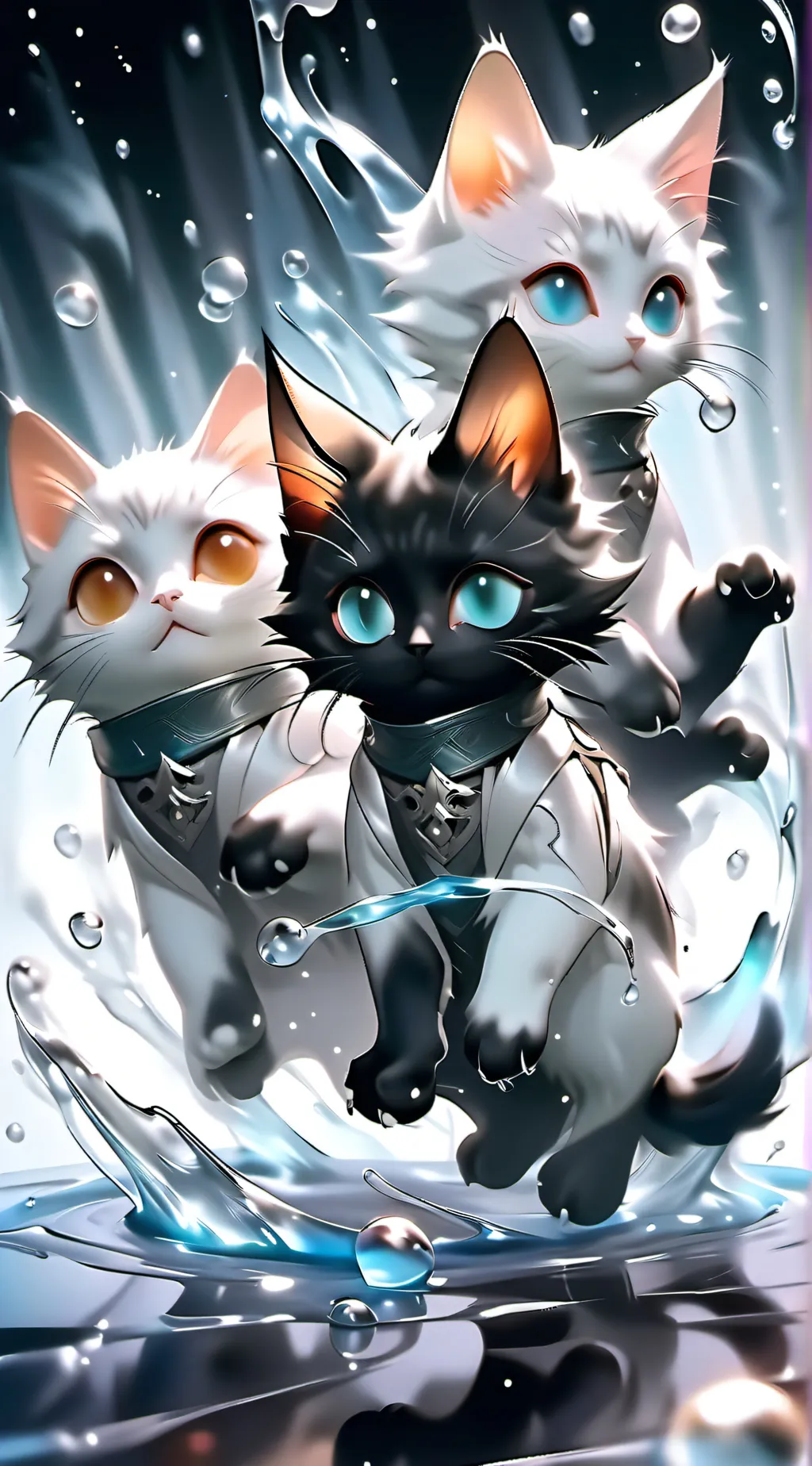 ai character: Cats background