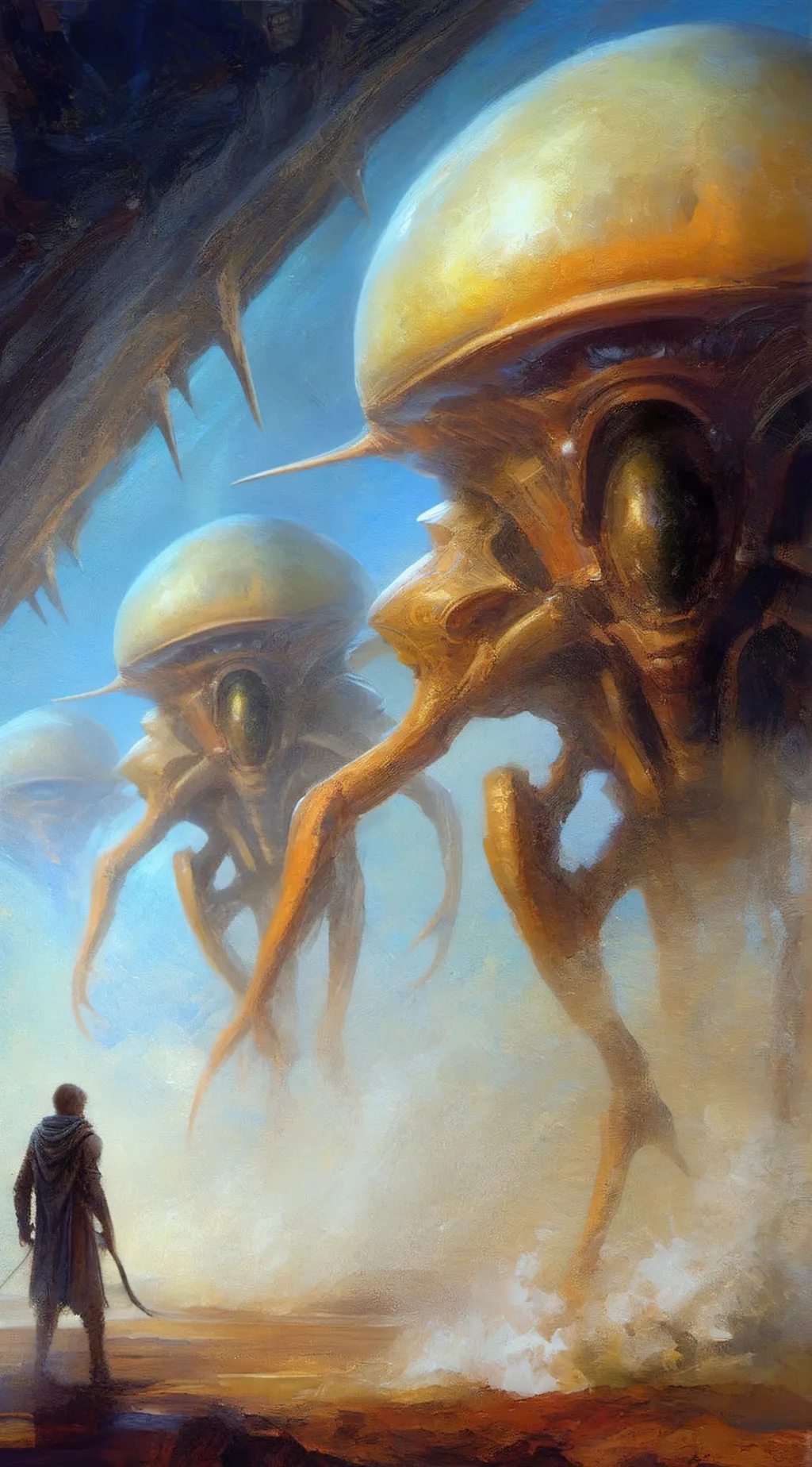 ai character: Lost world background