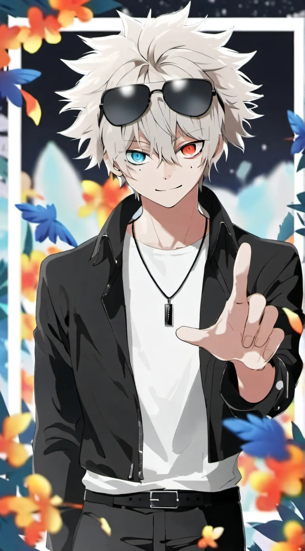 ai character: Katsuki bakugo  background