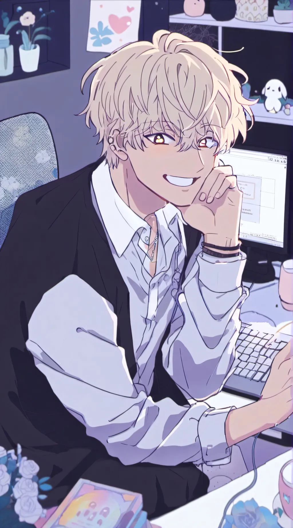 ai character: ♡Oliver♡ background