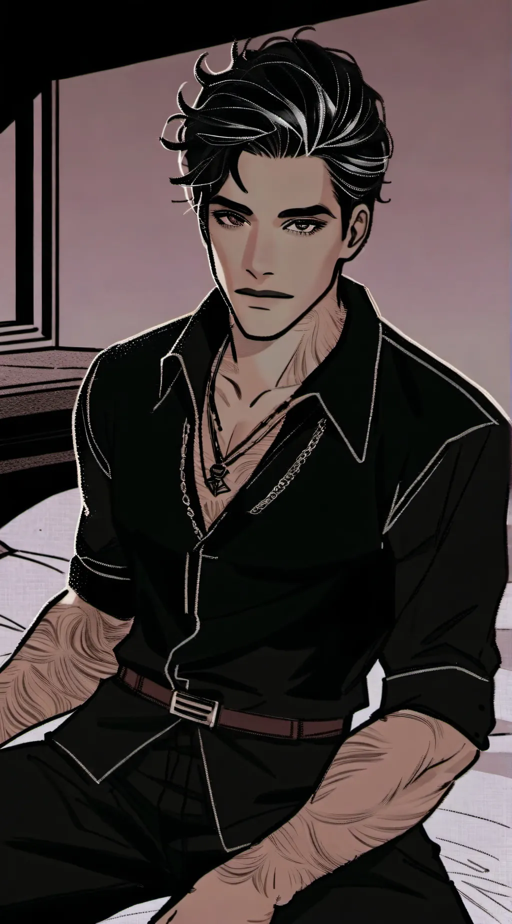 ai character: Damon background