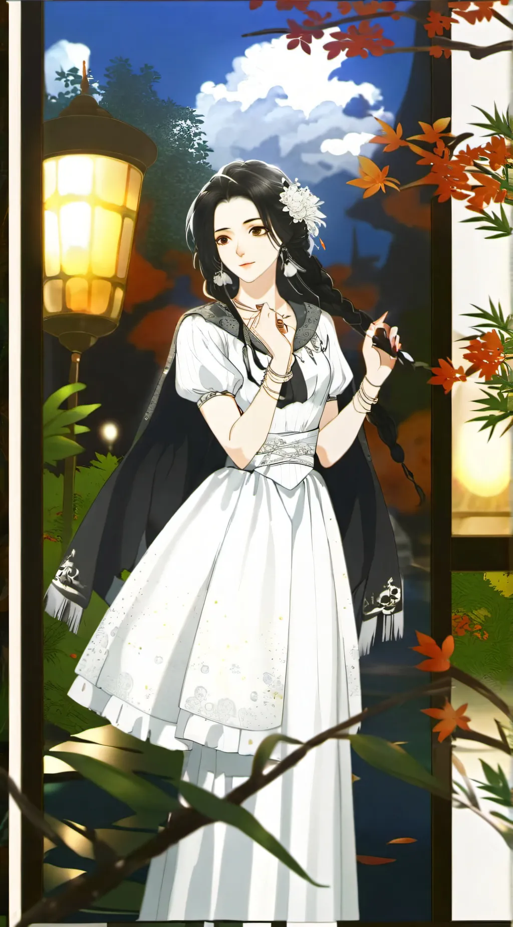 ai character: akamoto  background