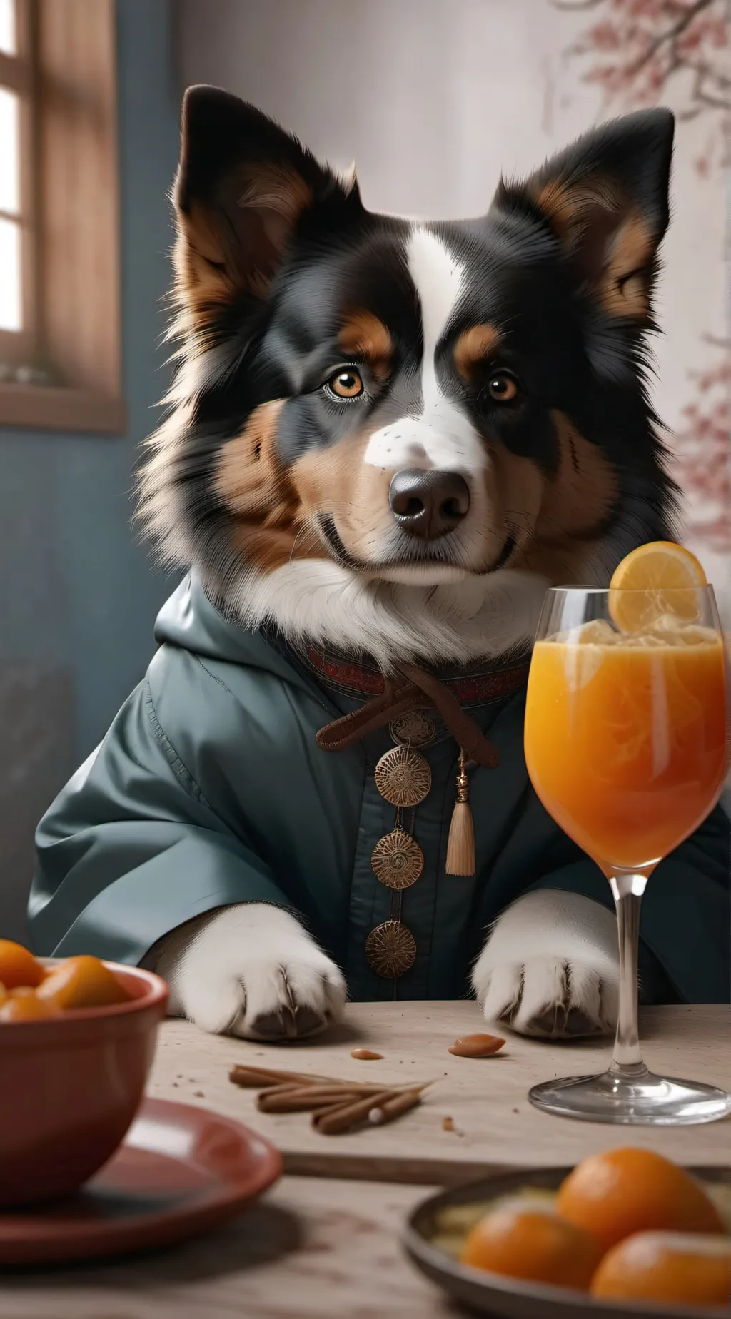 ai character: ☆PAPAS THE PUP☆ background