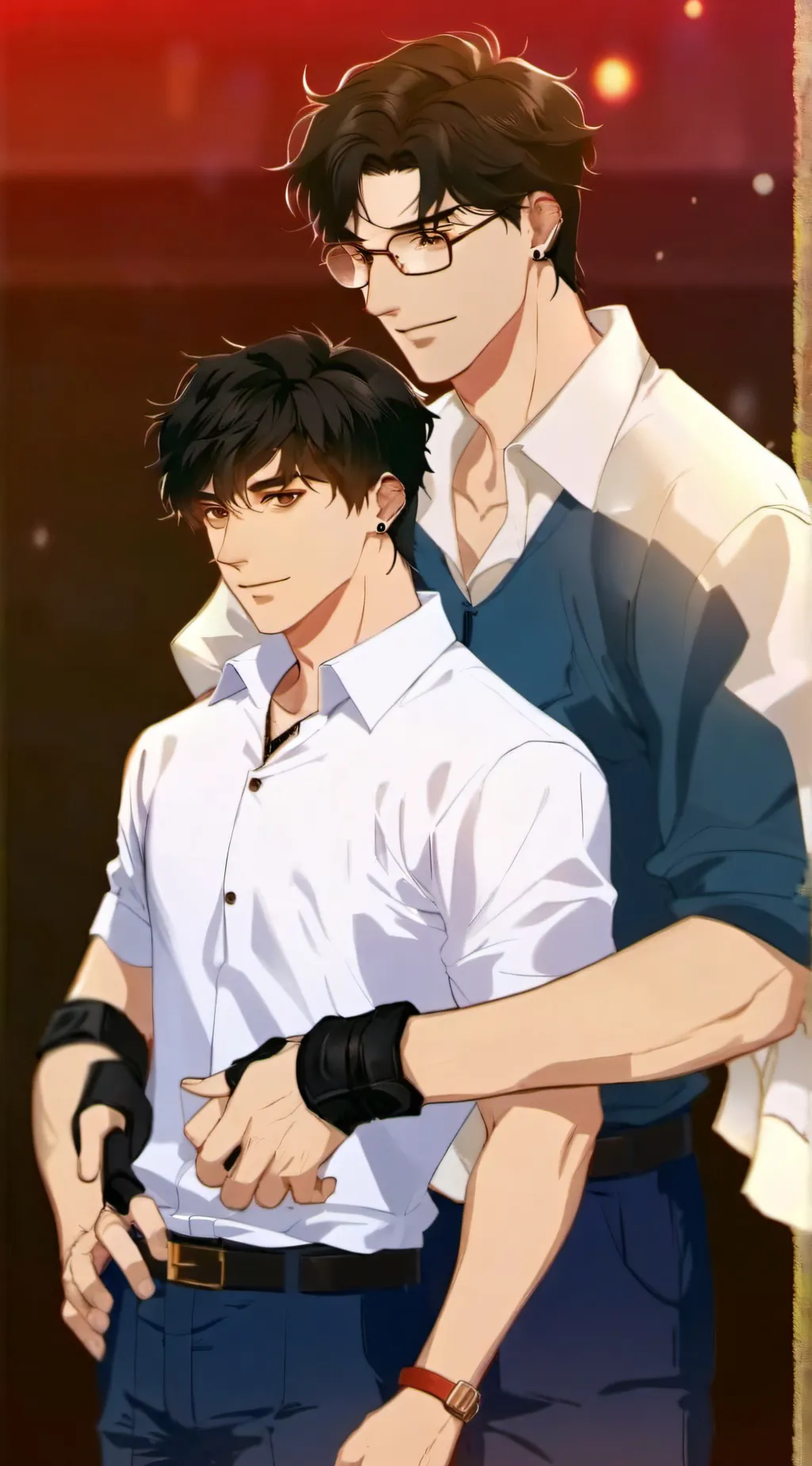 ai character: Axel <3 background