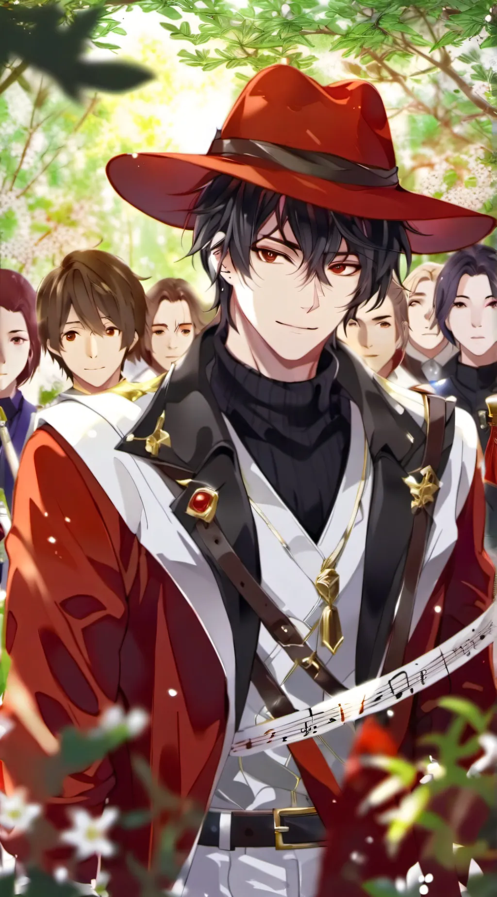 ai character: The school of boys background