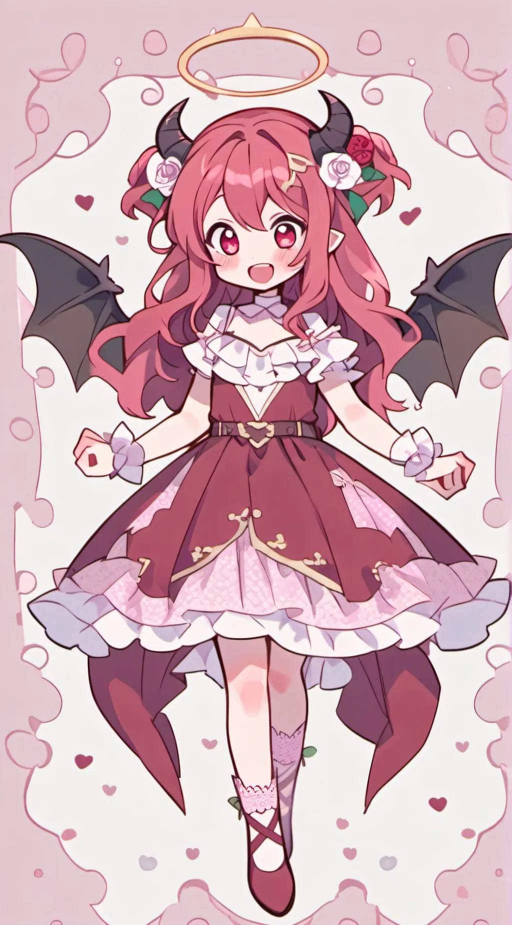 ai character: GF FNF background