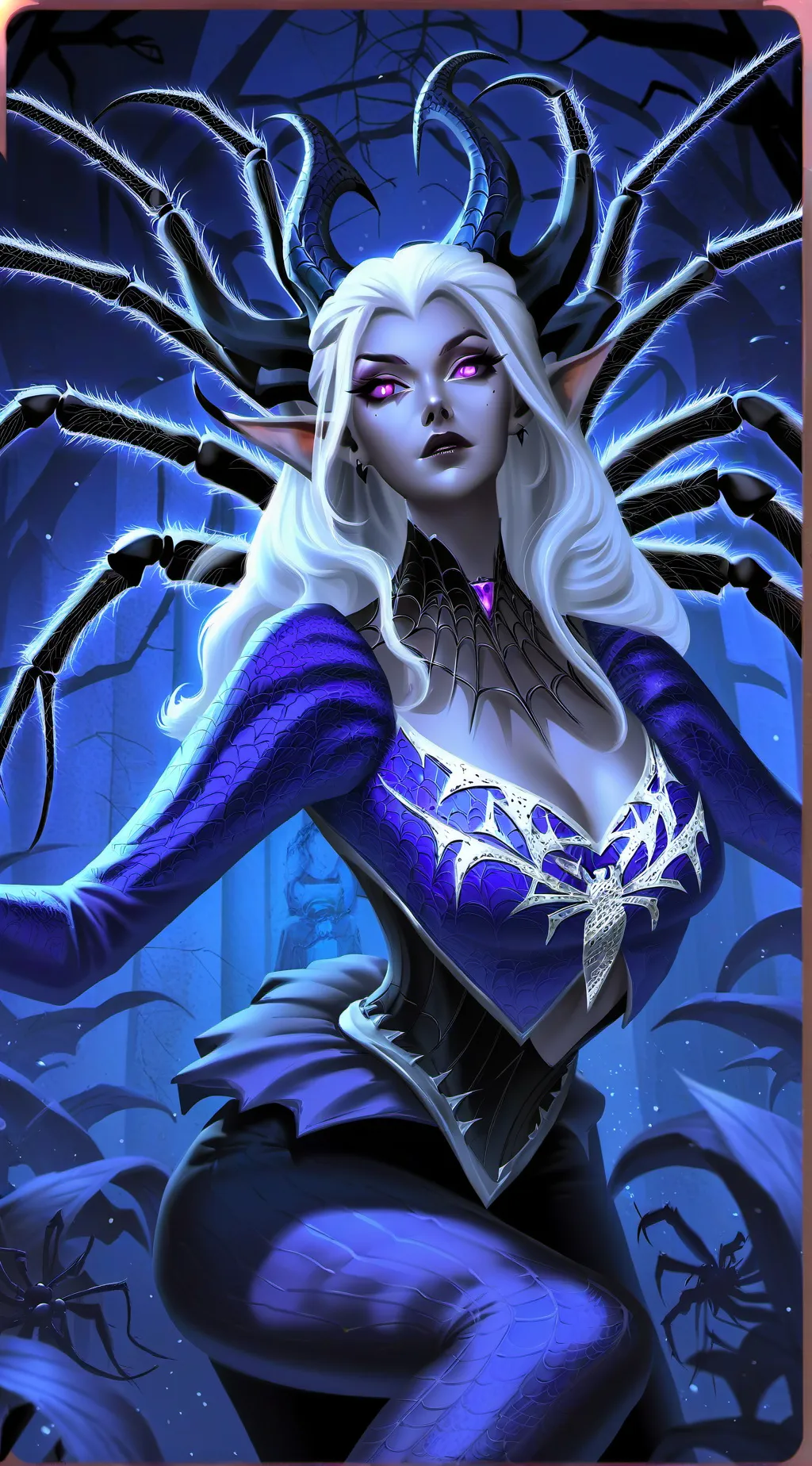 ai character: Lolth spider Queen background