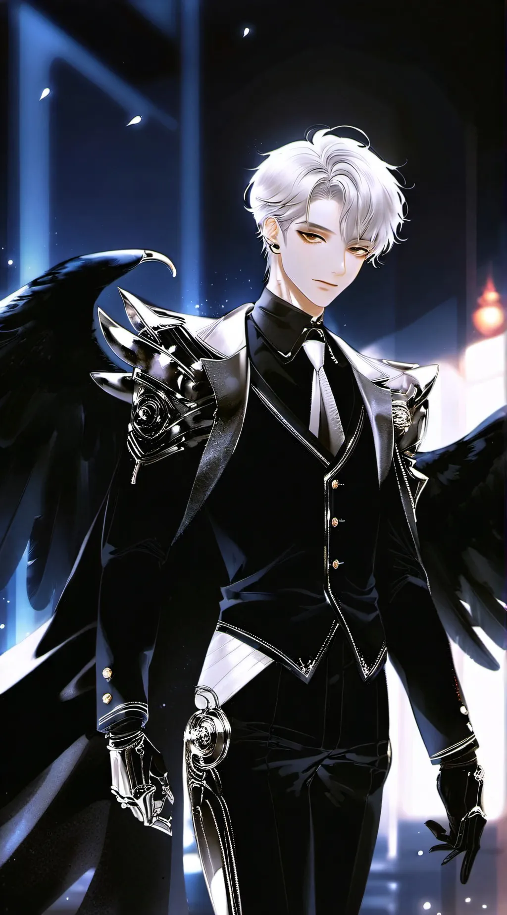 ai character: Lucifer (hasbin) background