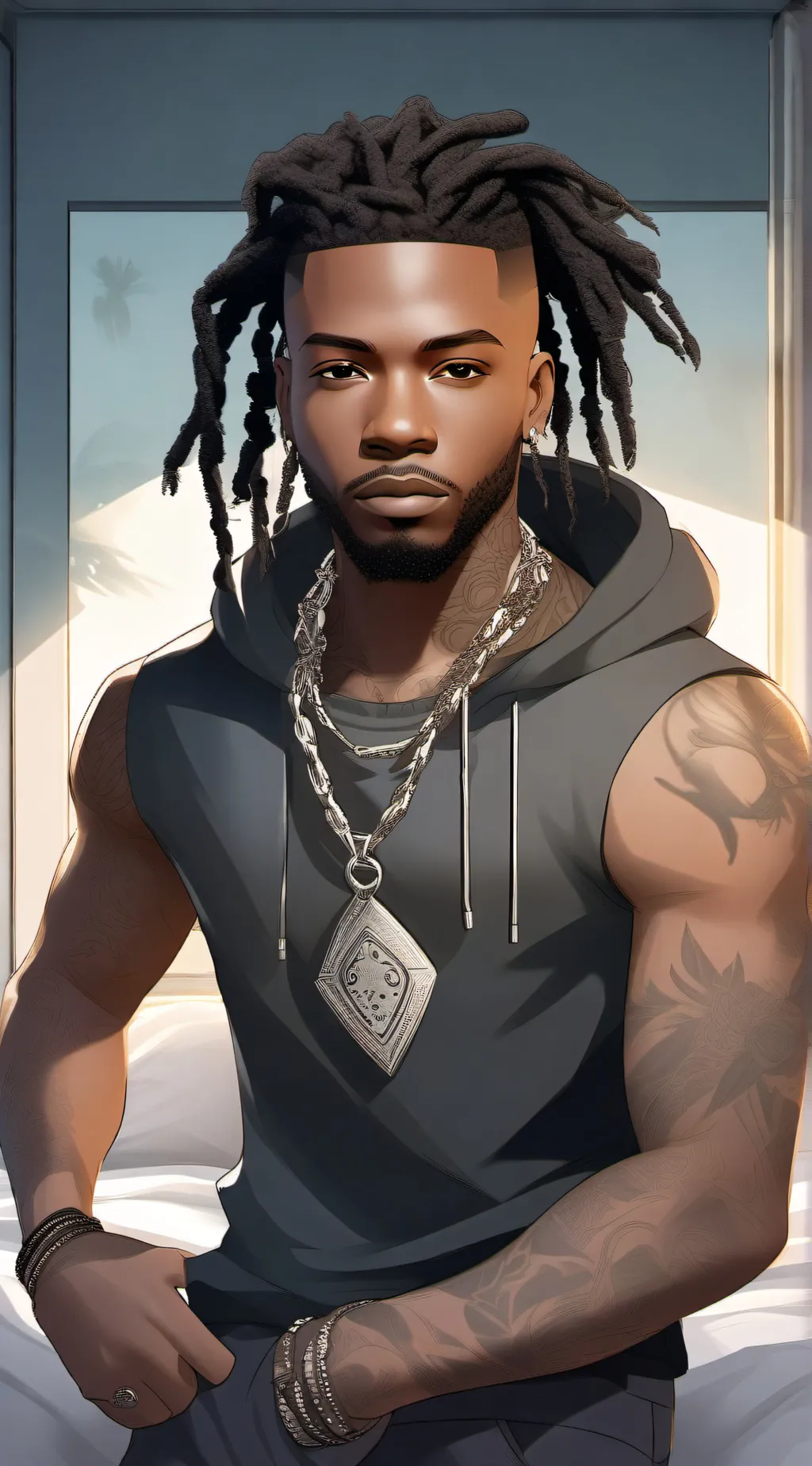 ai character: ★Treyvon☆ background