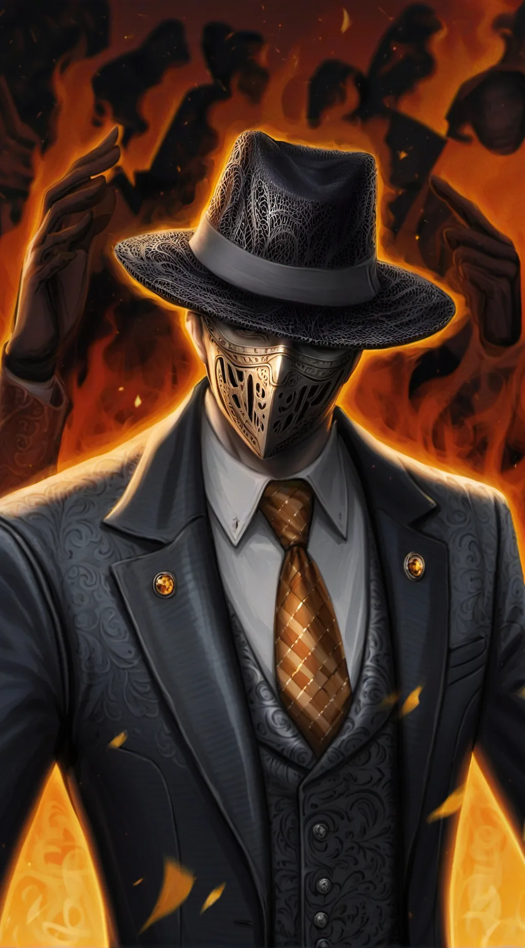 ai character:  Game over background