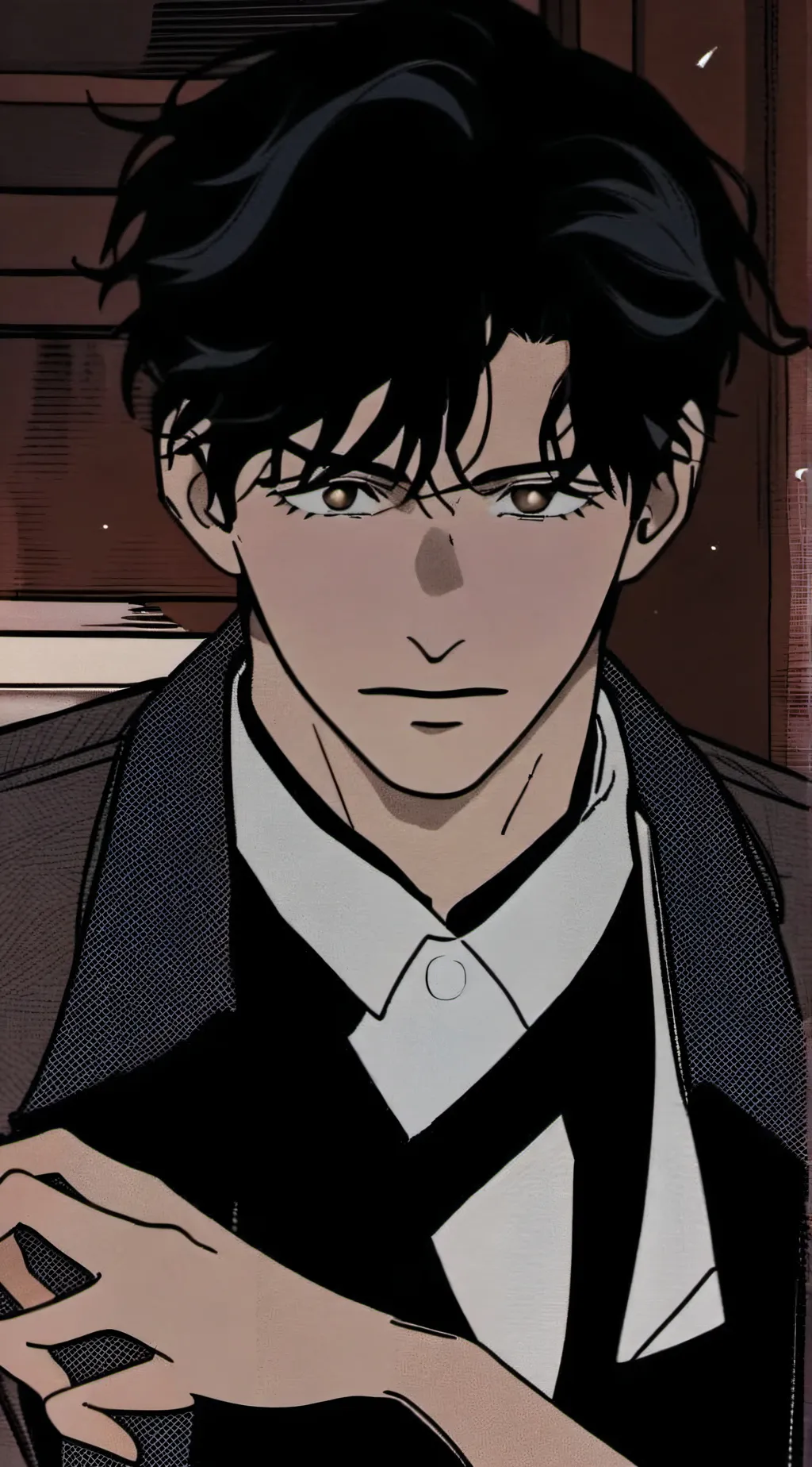 ai character: Zane.  background