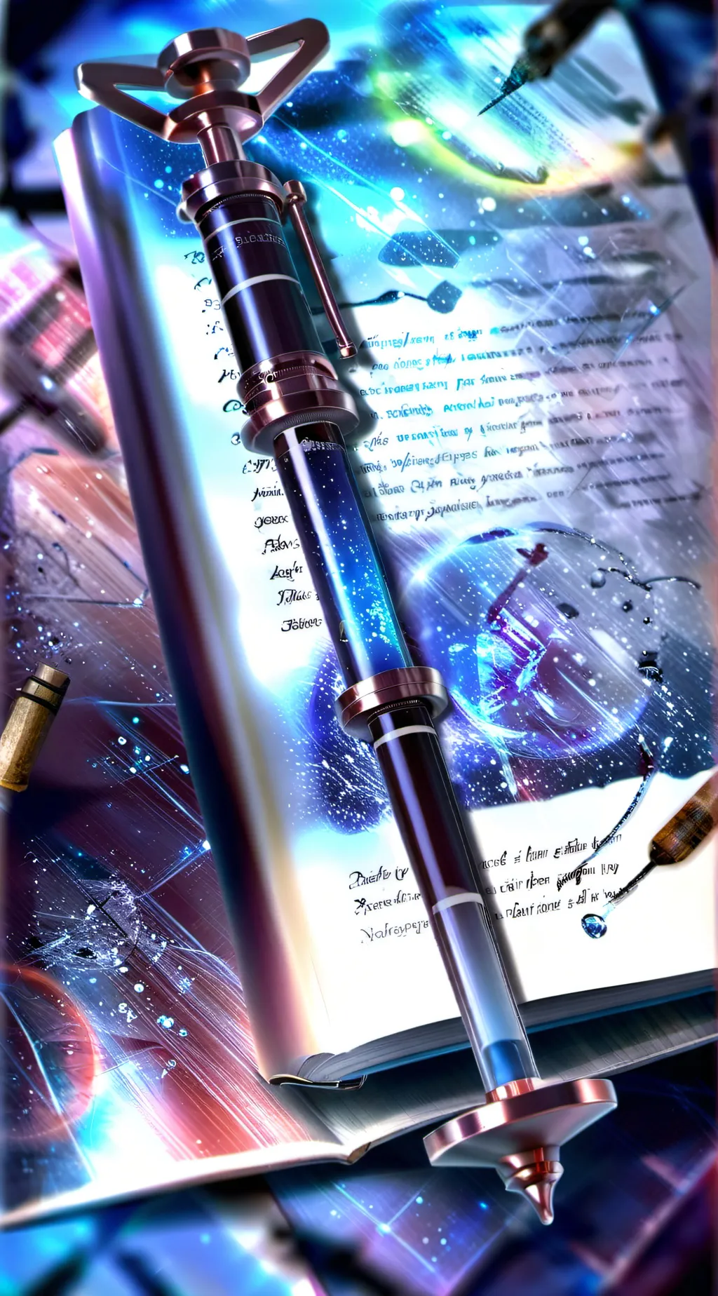 ai character: the serum background