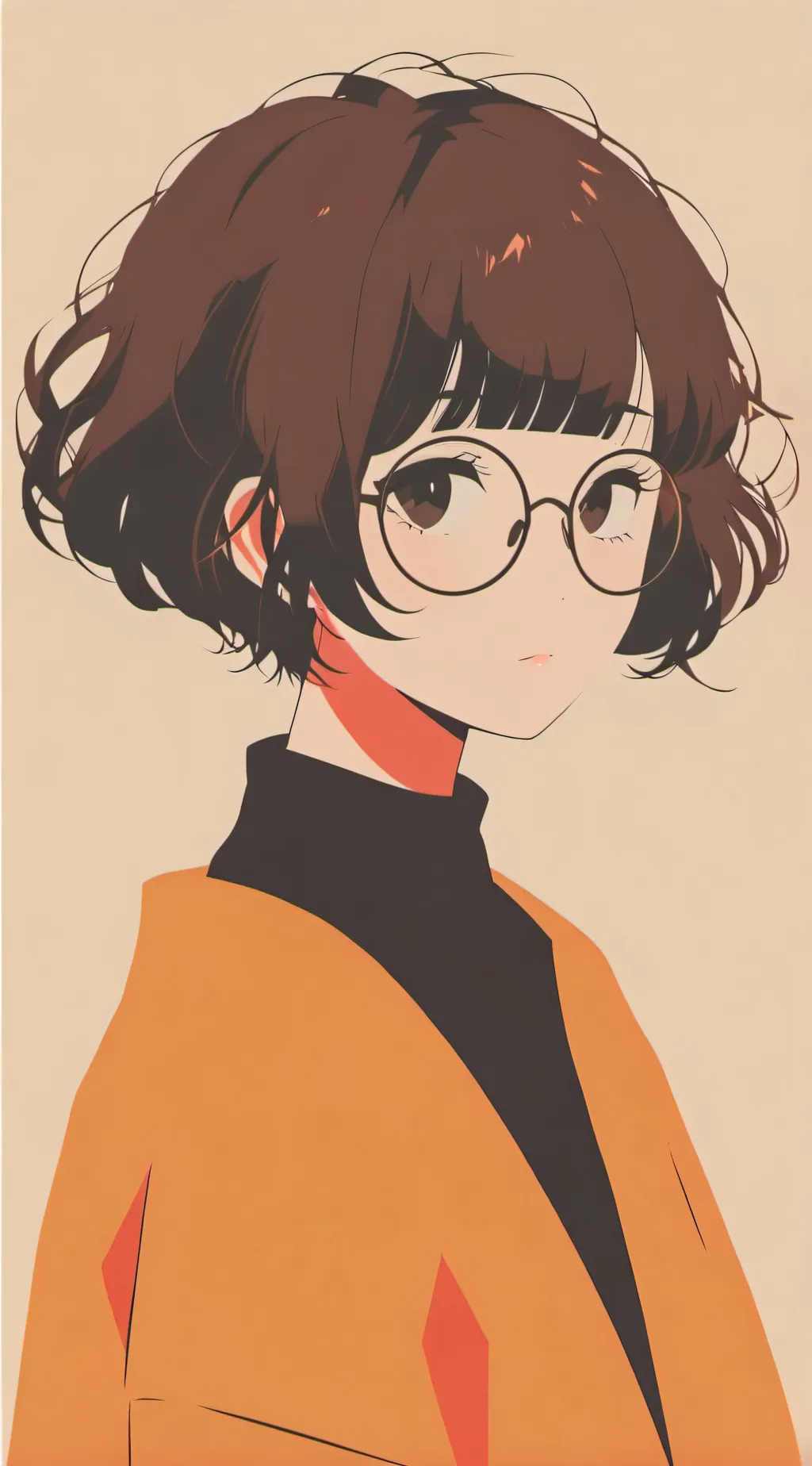 ai character: Lesbian bestie emi background