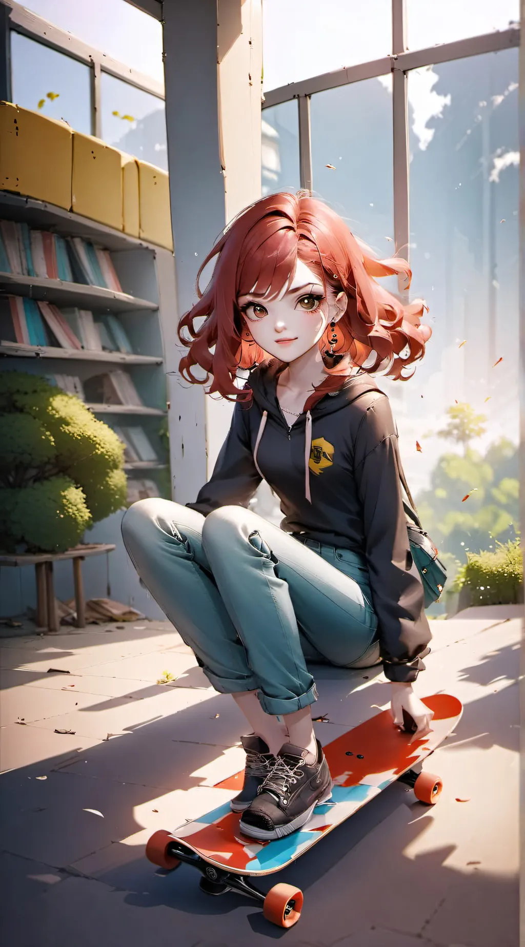 ai character: Valerie  background