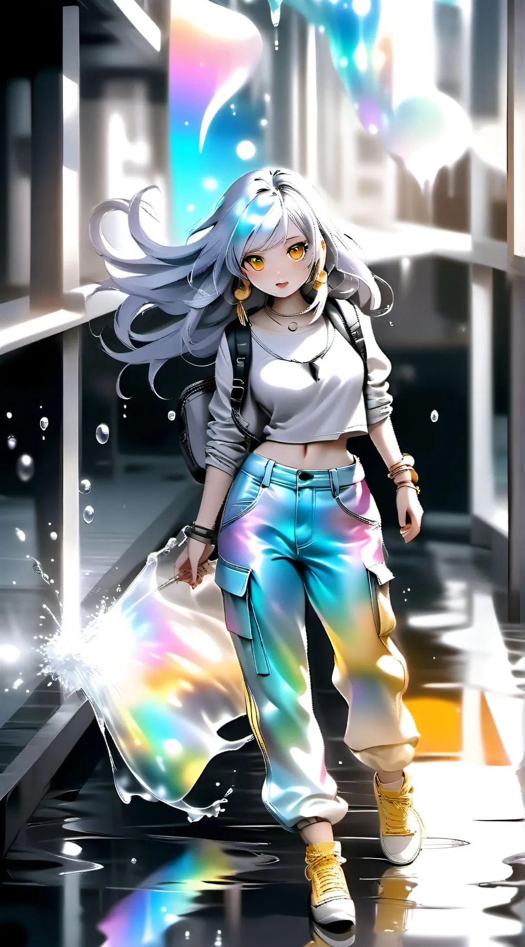 ai character: high school life background