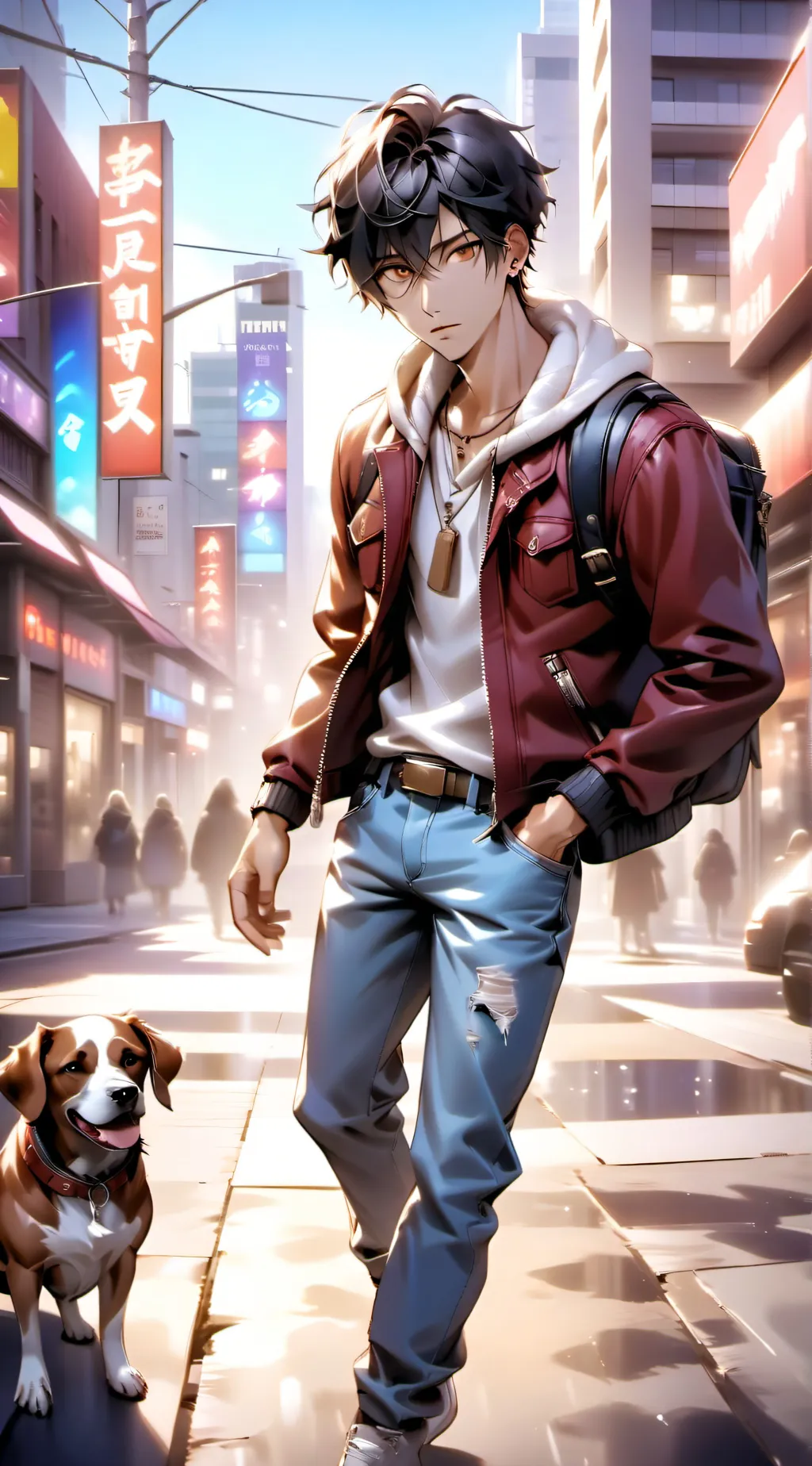 ai character: Ethan background