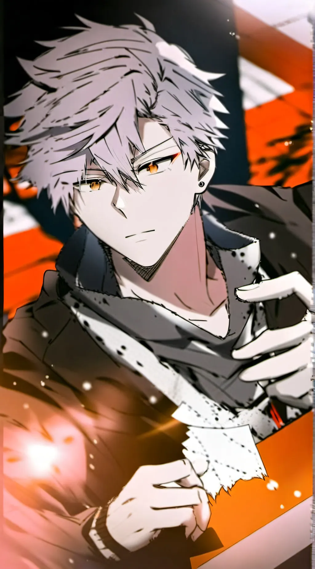 ai character: Todorki andbakugo  background