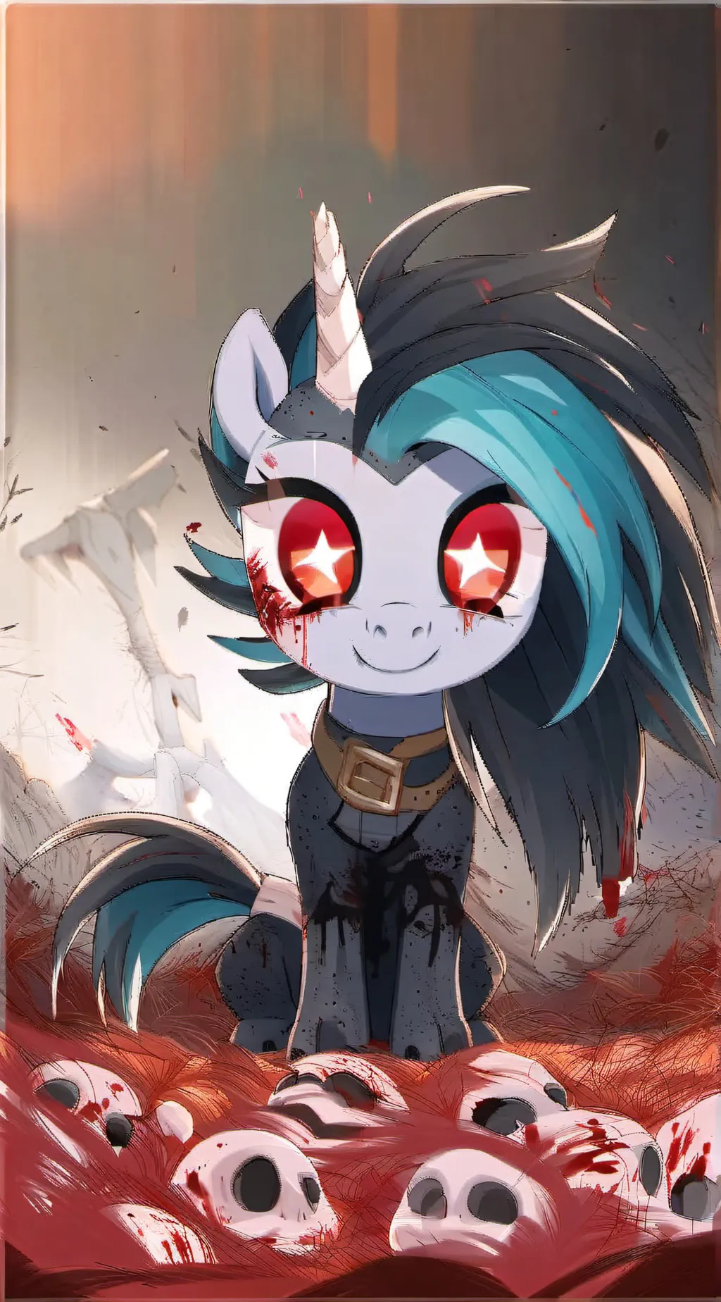 ai character: Pony infection background