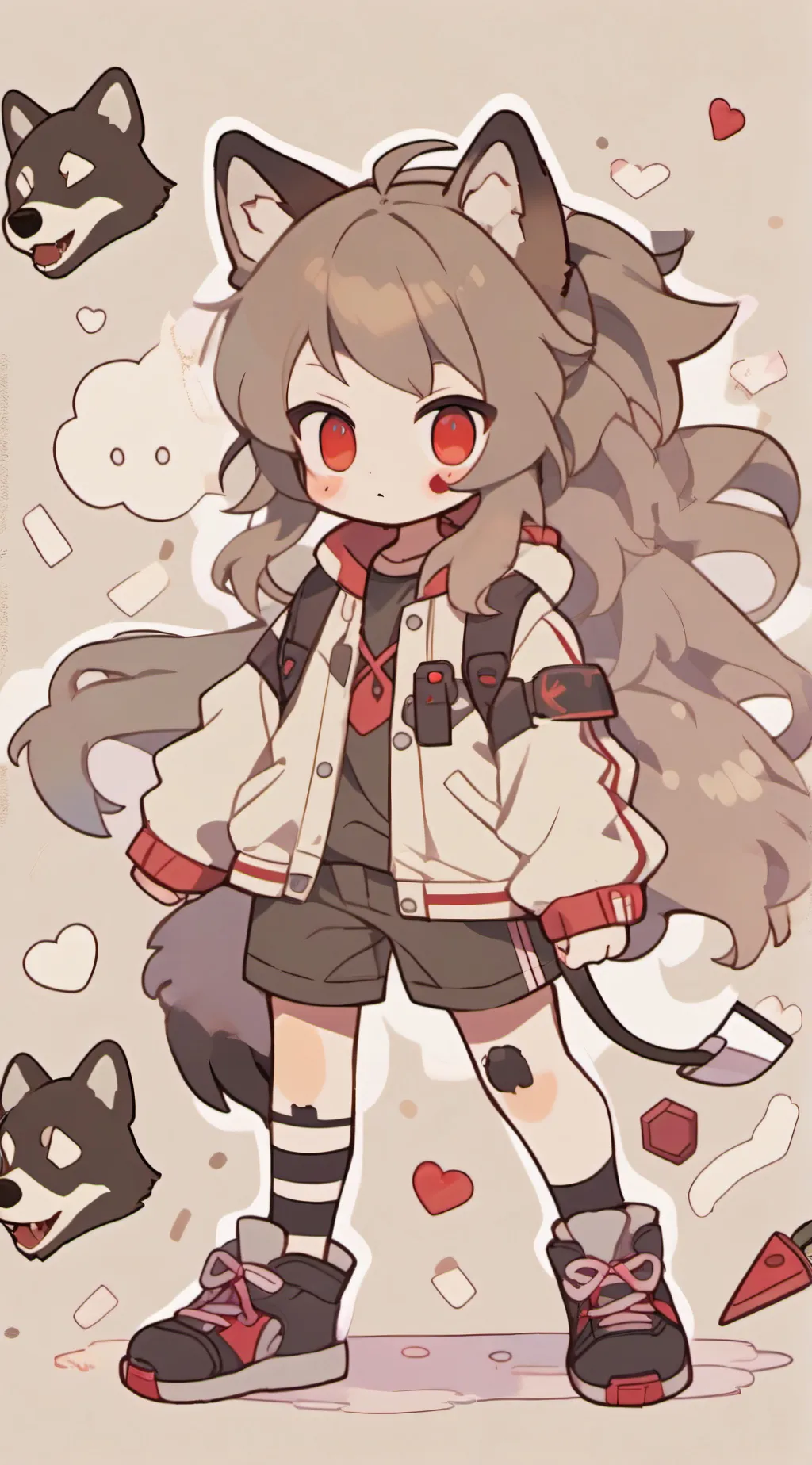 ai character: Eva  background