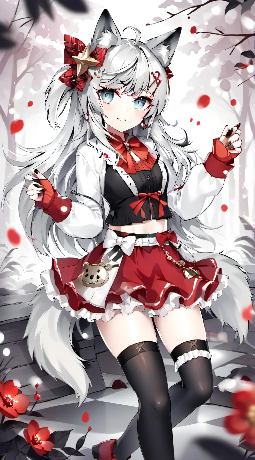ai character: ❤️-Wolf-❤️ background