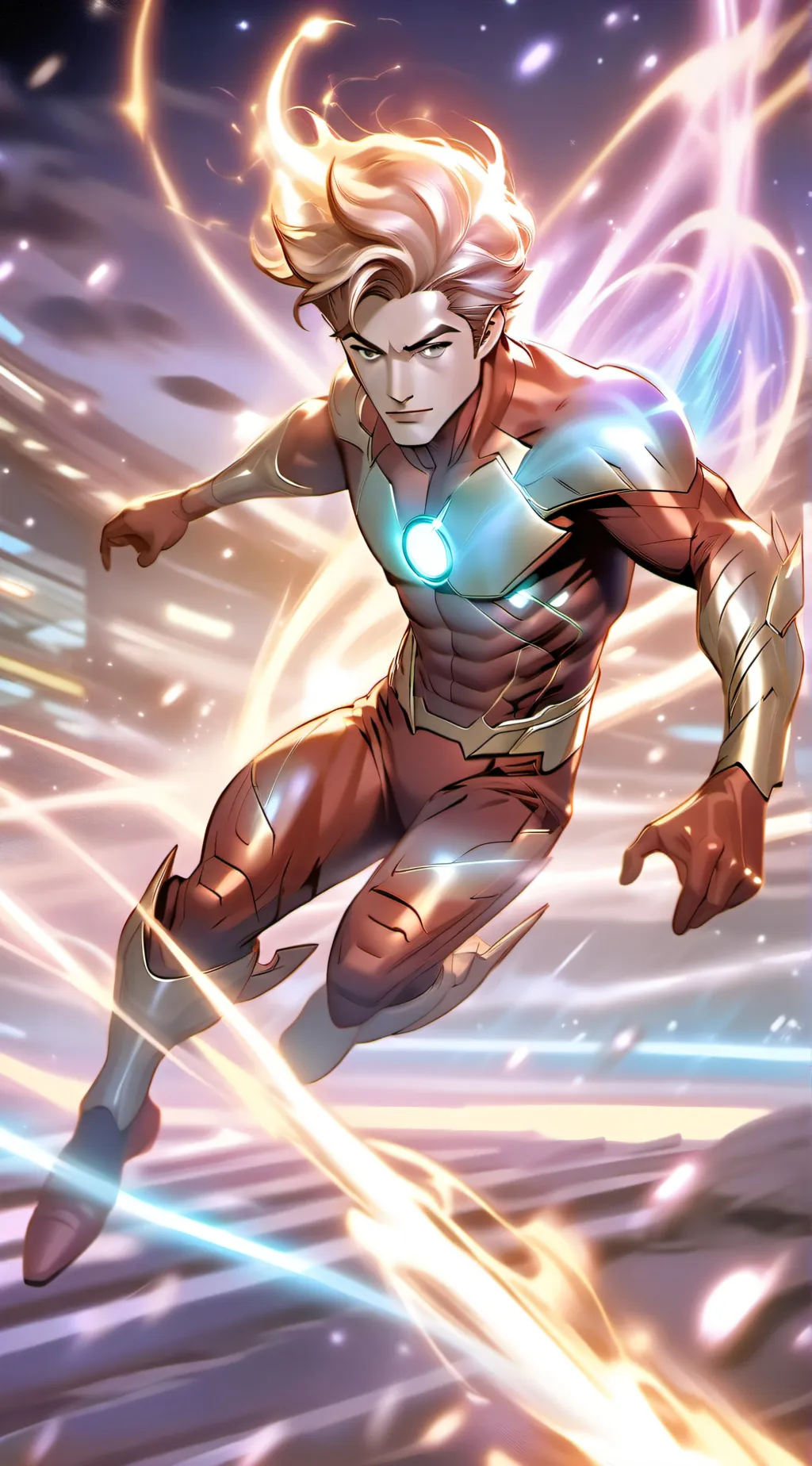 ai character: Barry Allen  background