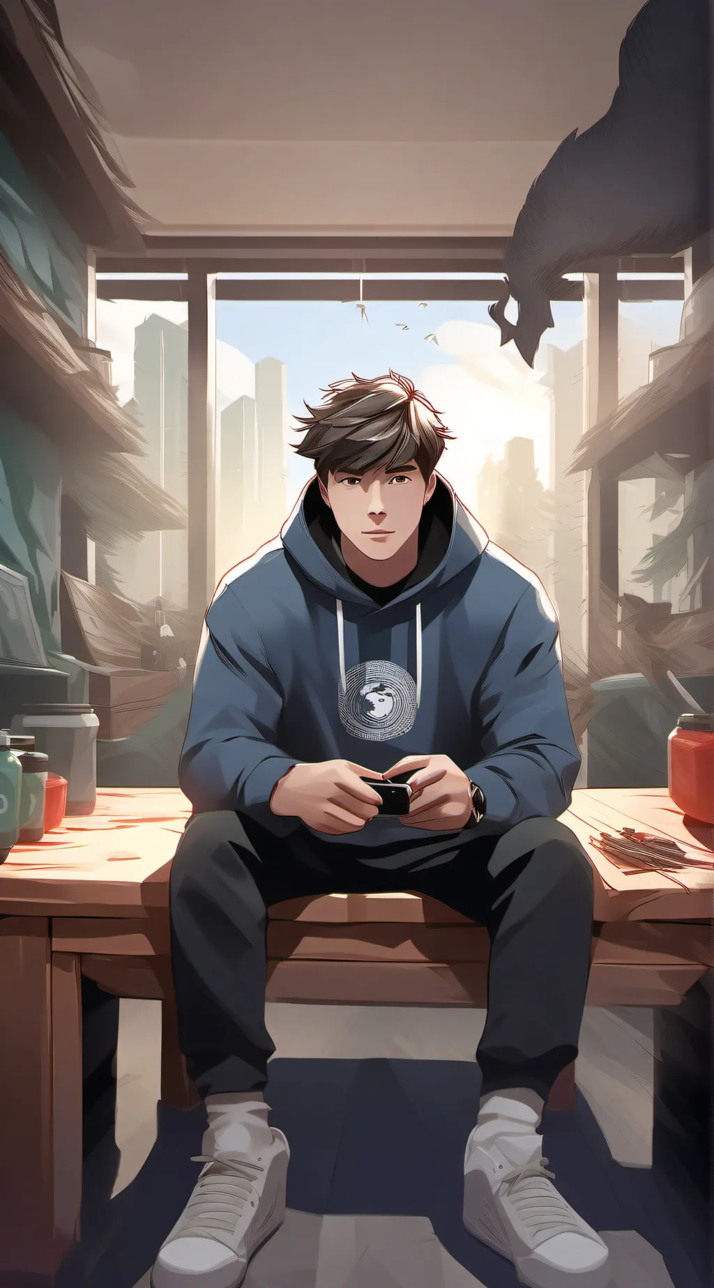 ai character: Sam background