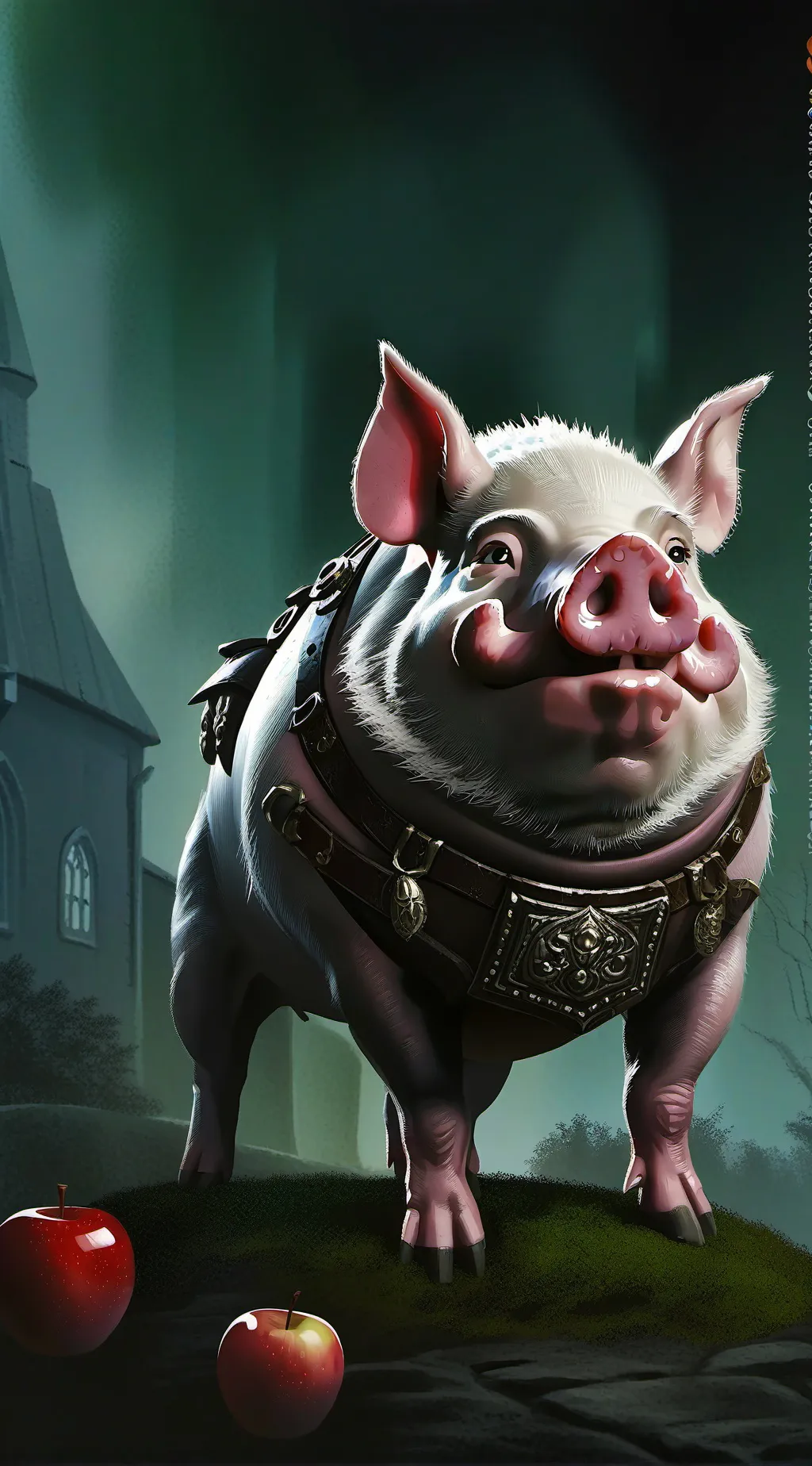 ai character: picky picky Pig background