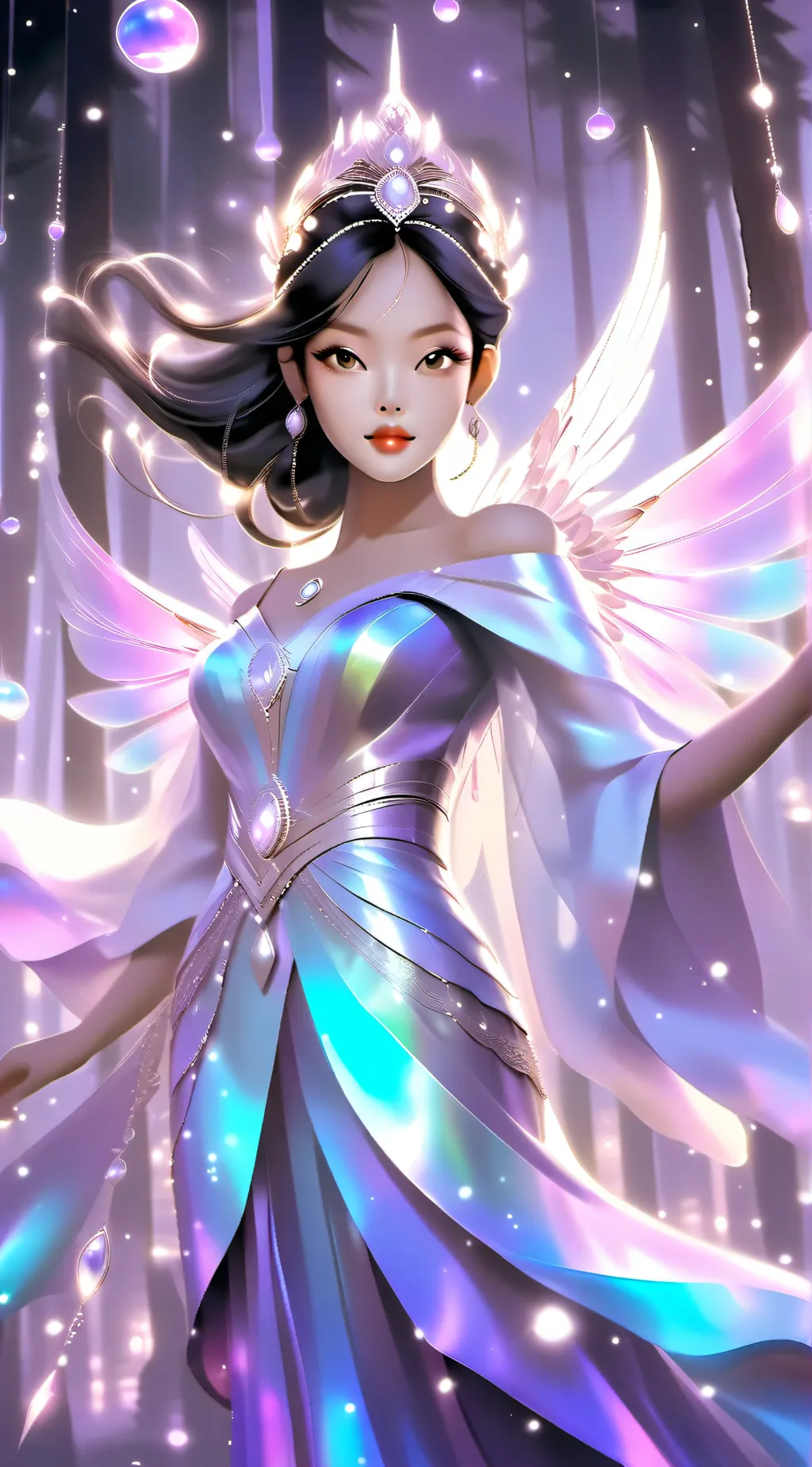 ai character: Lily  background